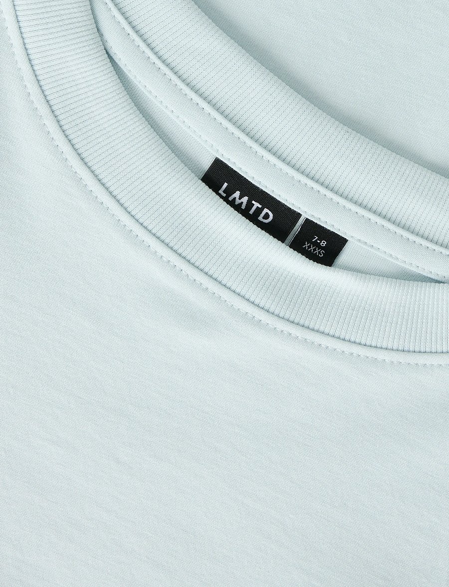 LMTD - NLNNEVOLLO LS RLX TOP - langærmede t-shirts - ice water - 2