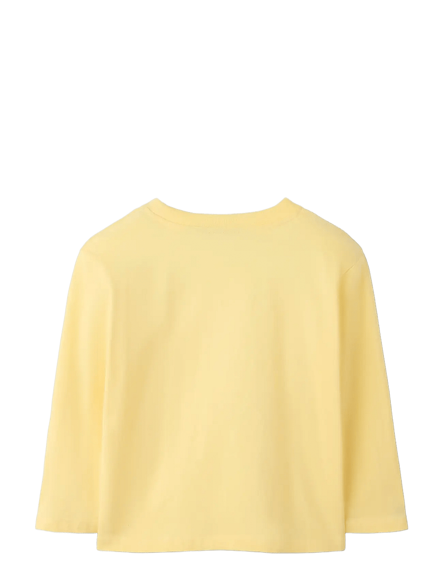 LMTD - NLNNEVOLLO LS RLX TOP - t-krekli ar garām piedurknēm - pale banana - 1