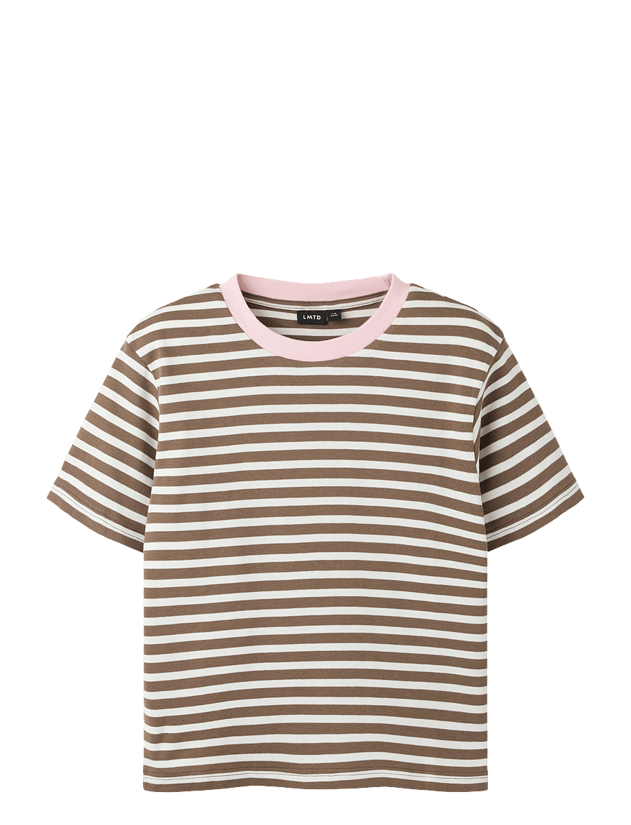 LMTD - NLFRAIN SS RLX TOP - lühikeste varrukatega t-särgid - chocolate chip - 0