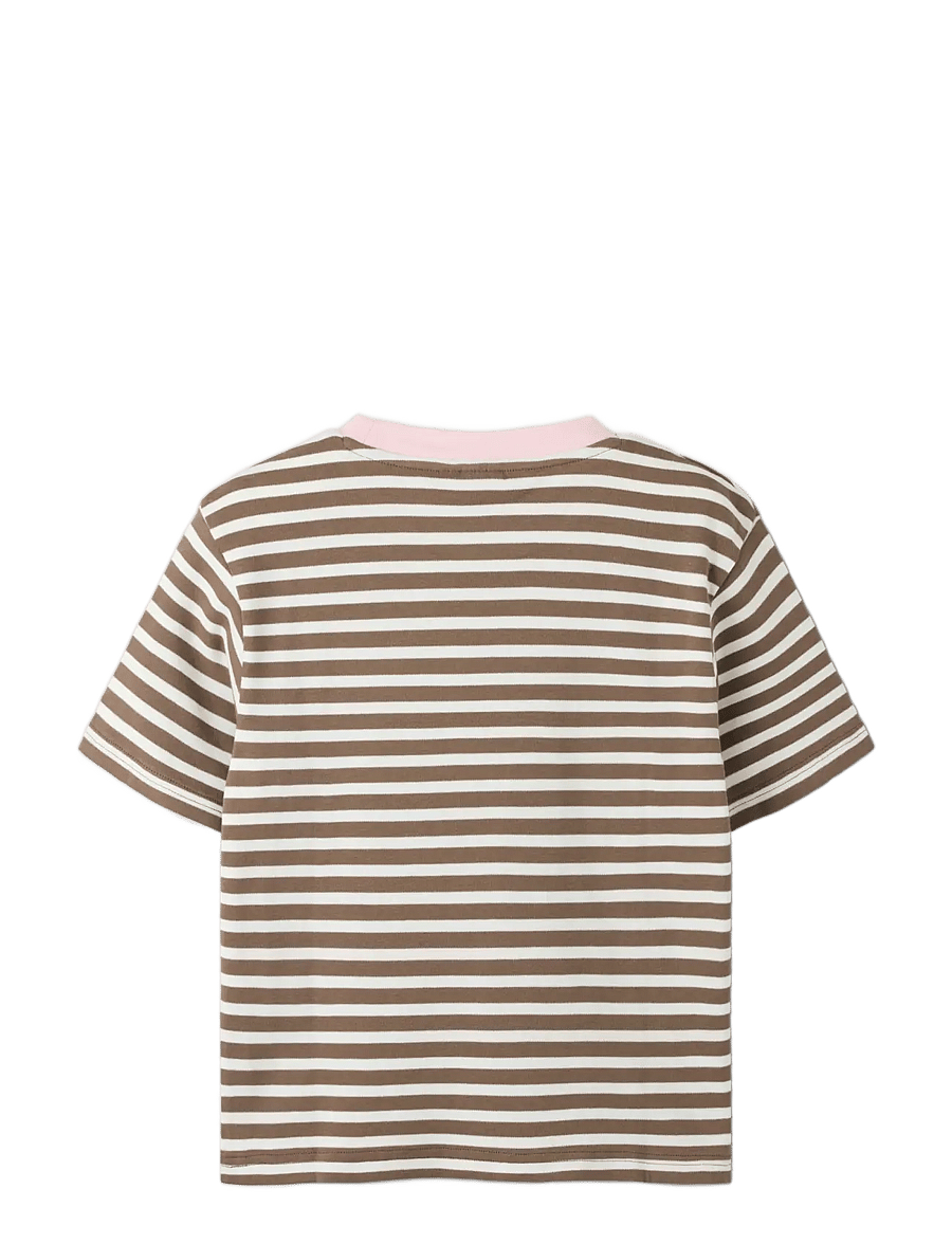 LMTD - NLFRAIN SS RLX TOP - lühikeste varrukatega t-särgid - chocolate chip - 1
