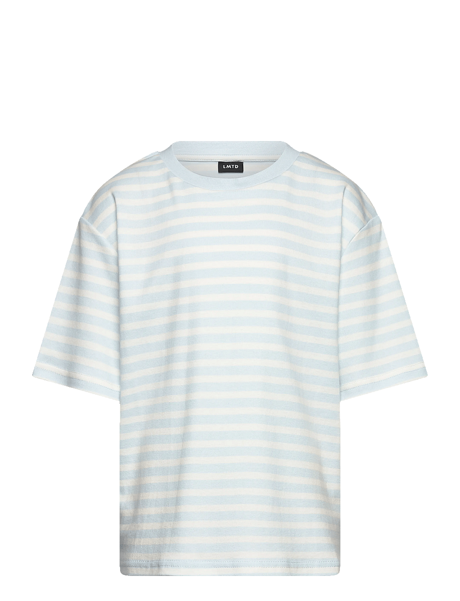 LMTD - NLFRAIN SS RLX TOP - kortärmade t-shirts - ice water - 0