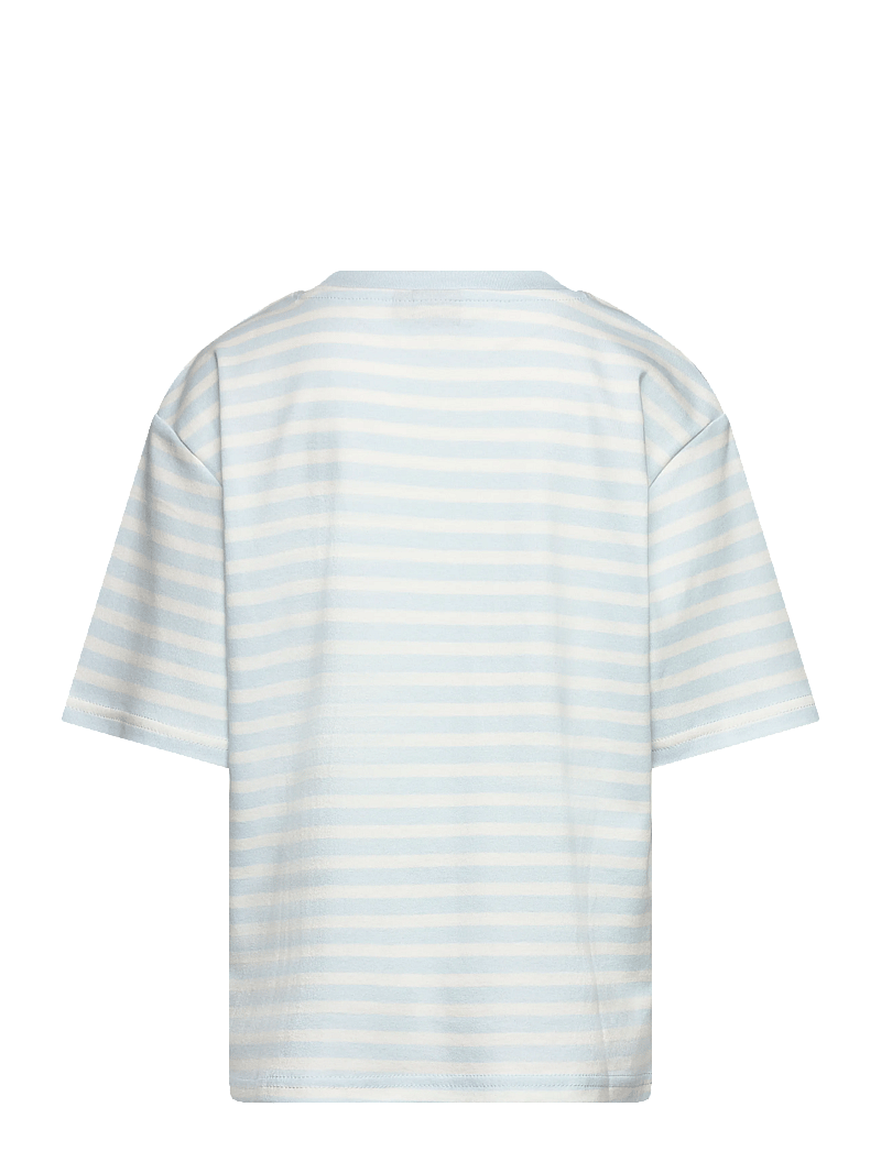 LMTD - NLFRAIN SS RLX TOP - kortärmade t-shirts - ice water - 1