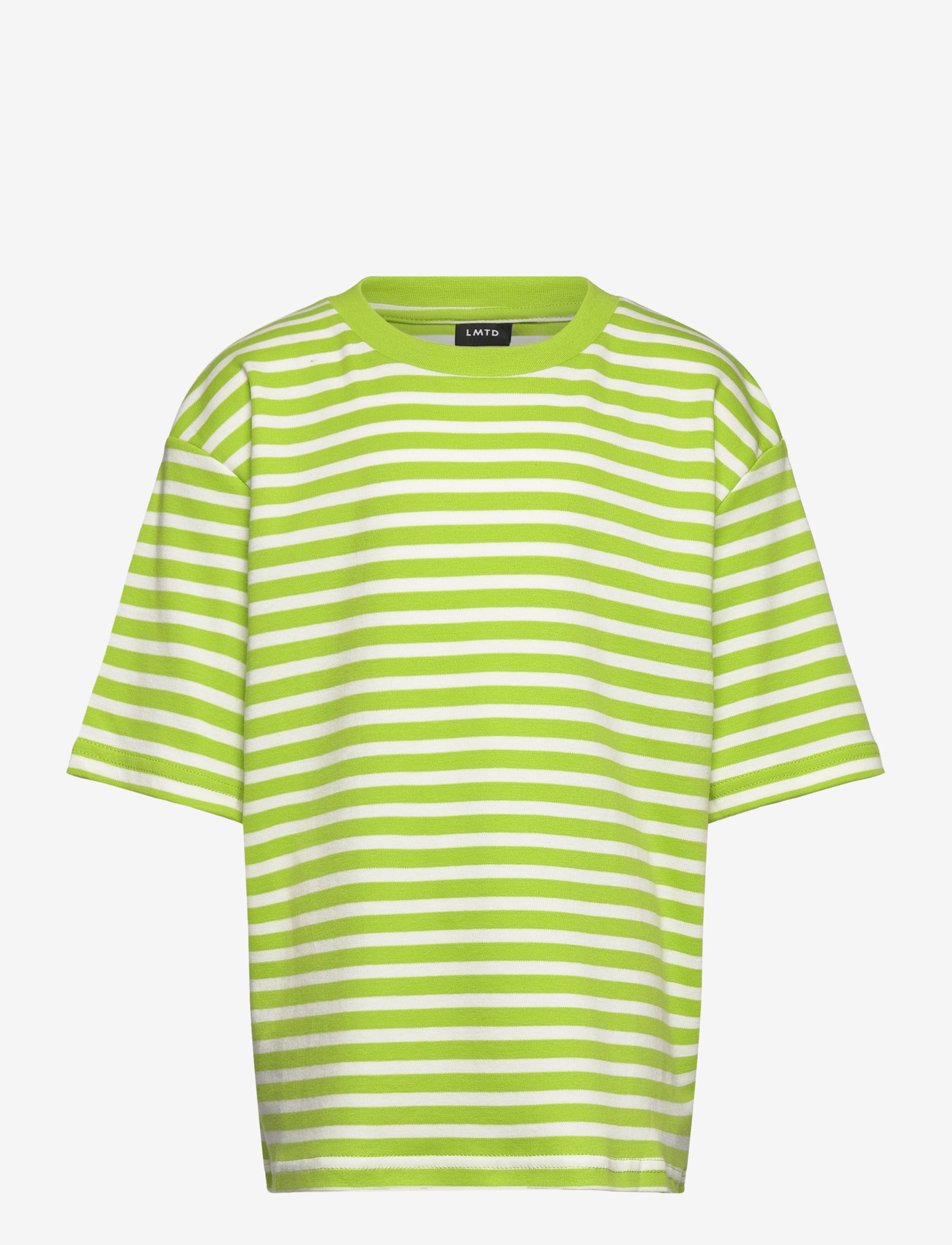 LMTD - NLFRAIN SS RLX TOP - kortærmede t-shirts - lime green - 0