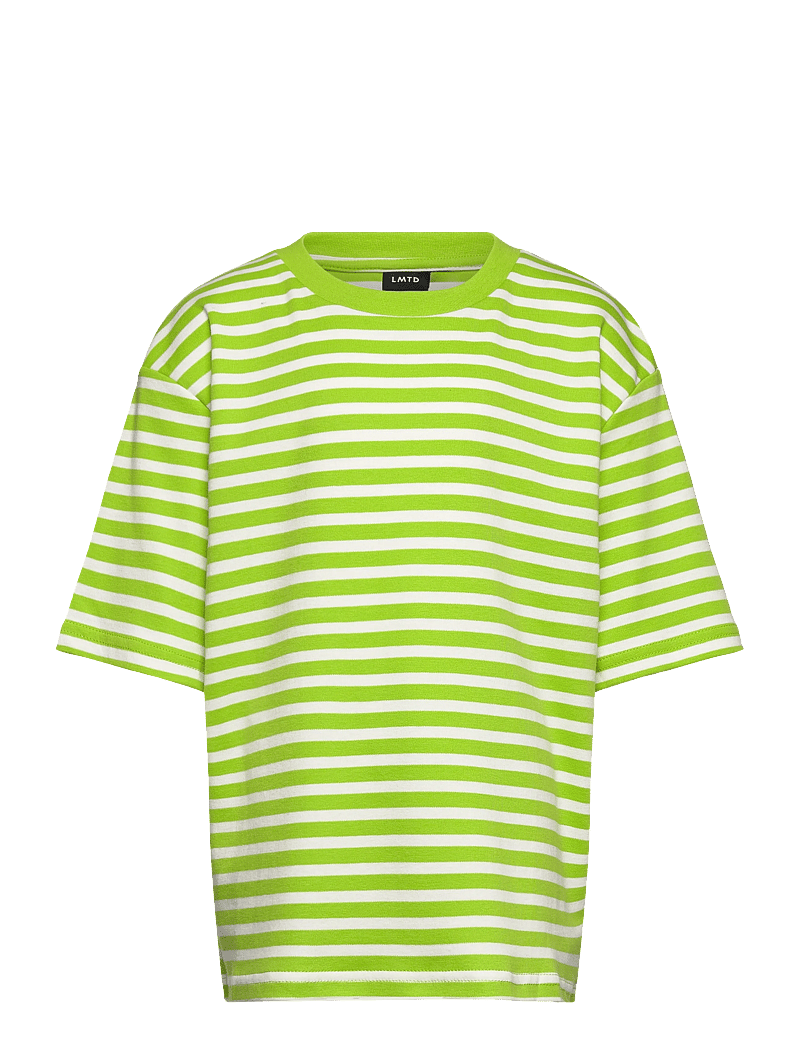 LMTD - NLFRAIN SS RLX TOP - kortærmede t-shirts - lime green - 0