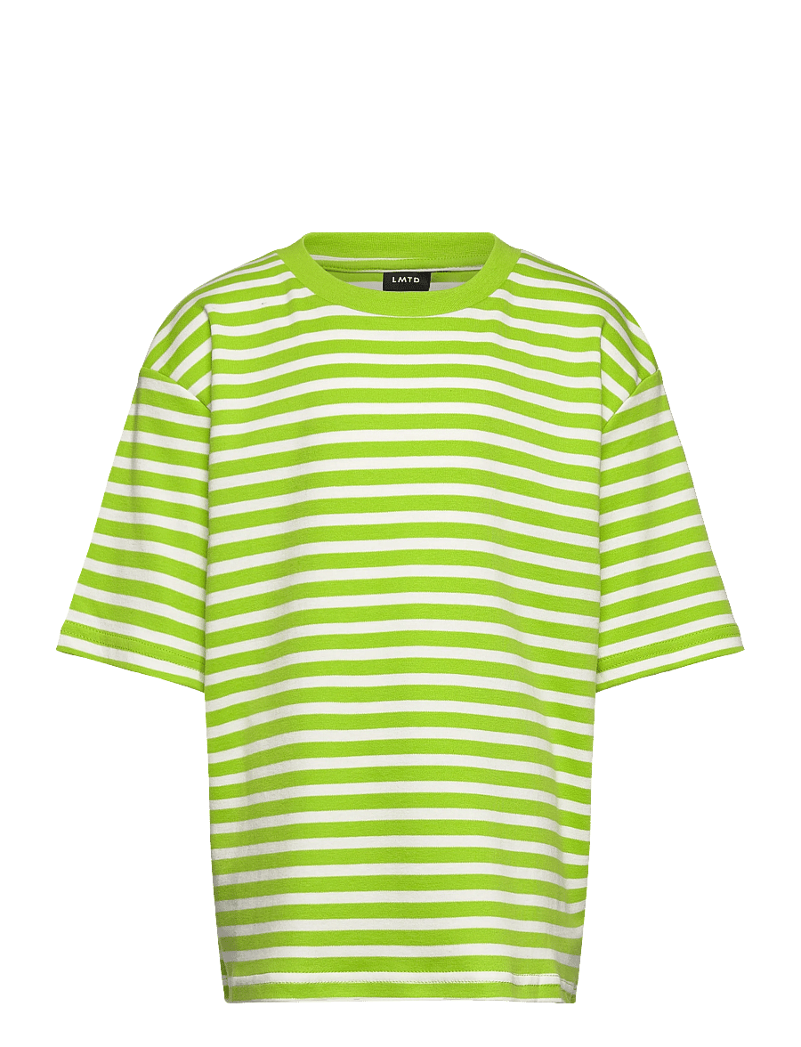 LMTD - NLFRAIN SS RLX TOP - kortärmade t-shirts - lime green - 0
