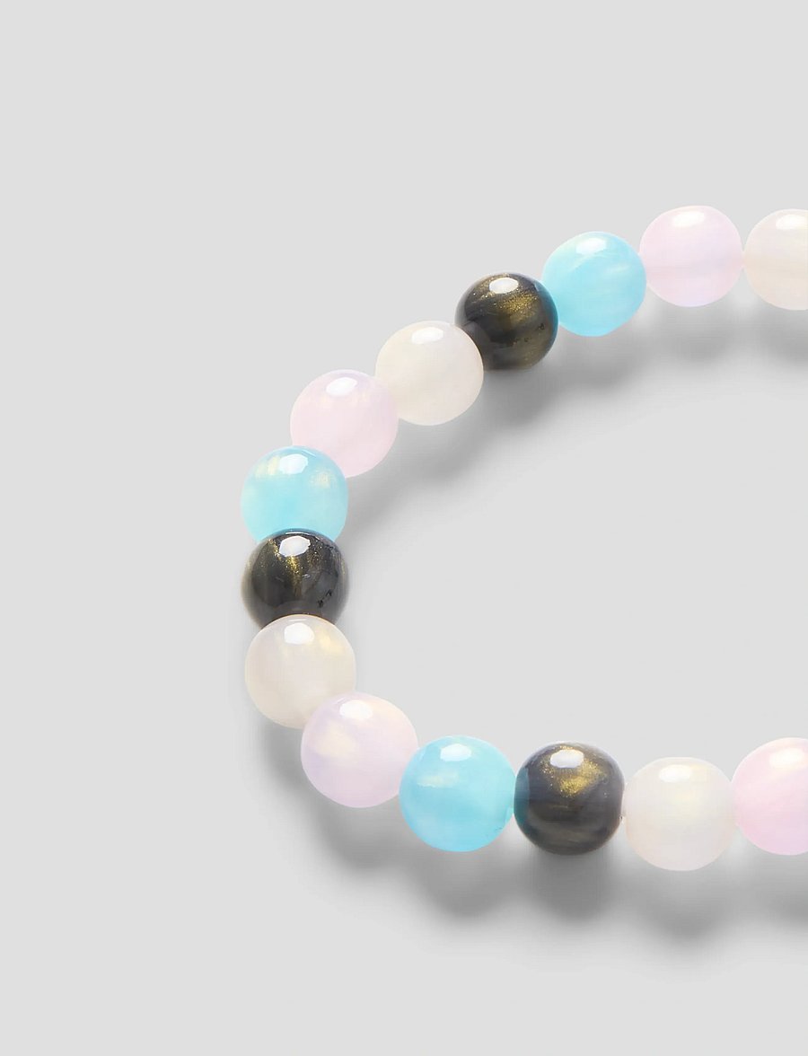 LMTD - NLFSELINA MIX BRACELET - armbänder - crystal pink - 1