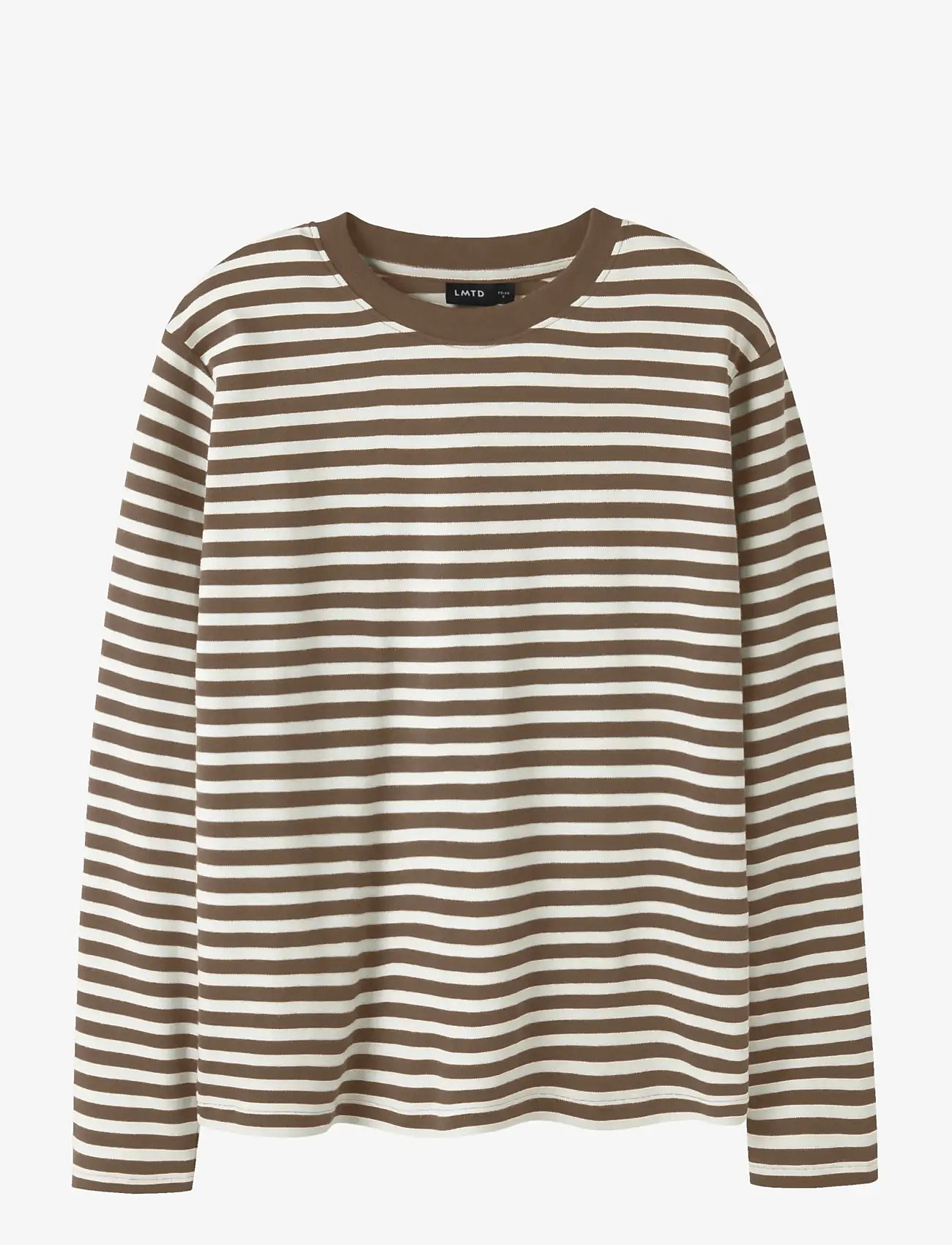 LMTD - NLNRAIN LS RLX TOP - pikkade varrukatega t-särgid - chocolate chip - 0