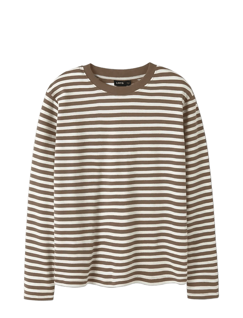 LMTD - NLNRAIN LS RLX TOP - pikkade varrukatega t-särgid - chocolate chip - 2