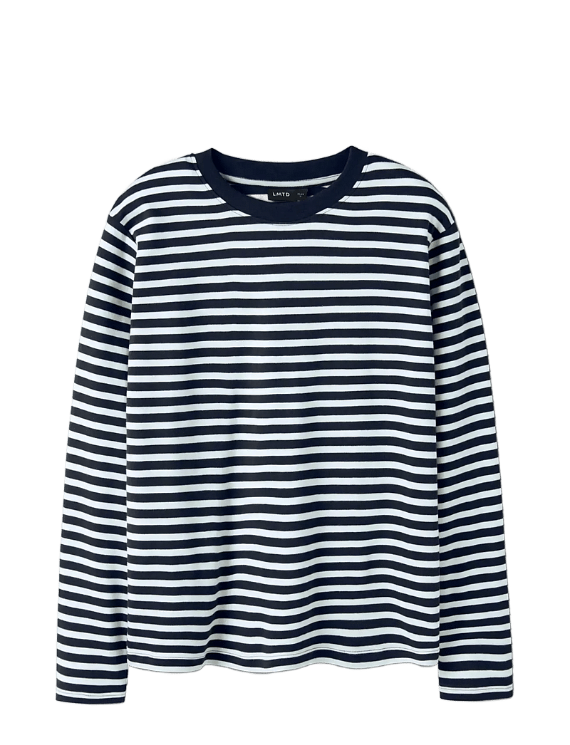 LMTD - NLNRAIN LS RLX TOP - langermede t-skjorter - navy blazer - 2