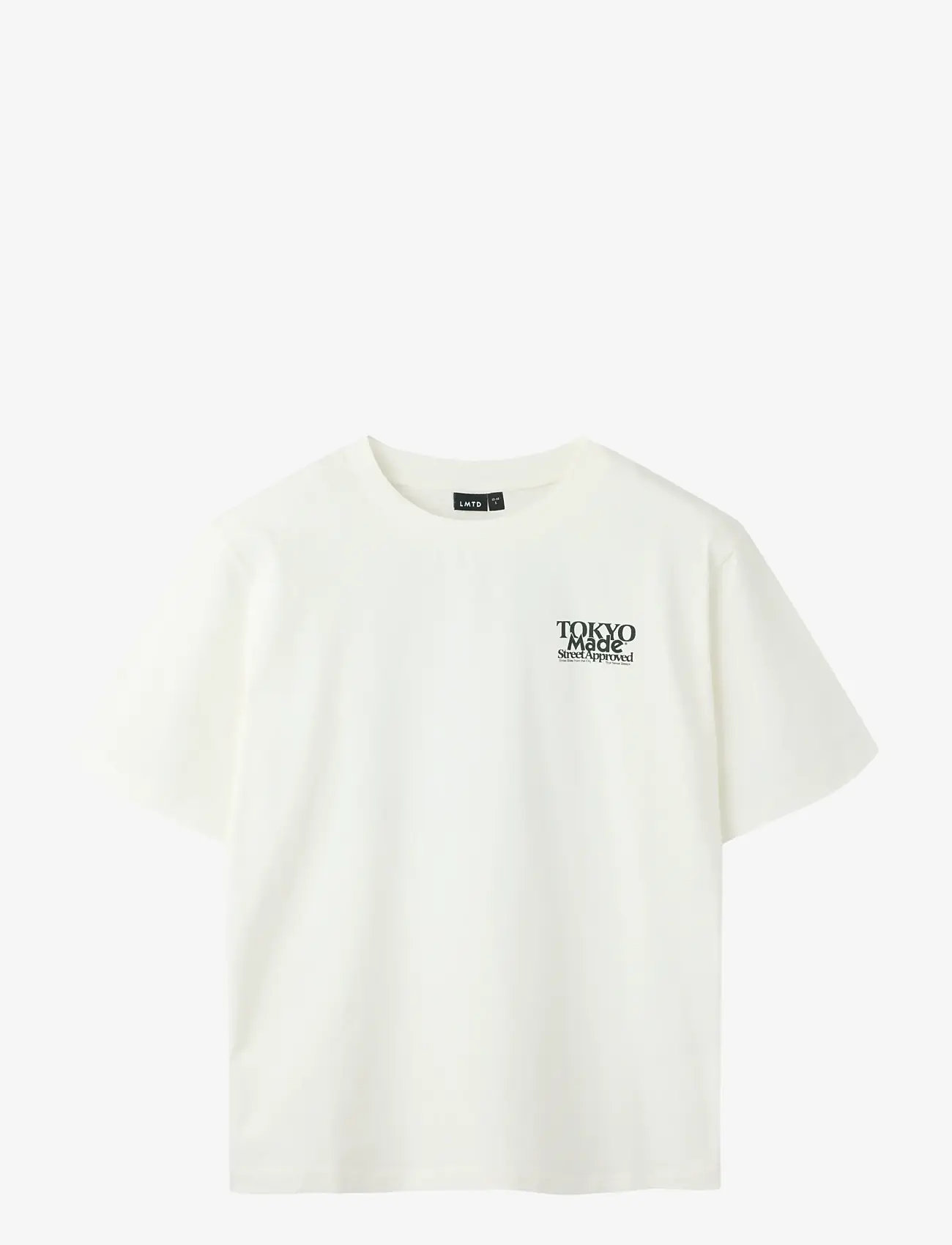 LMTD - NLNROLLS SS L TOP - kortärmade t-shirts - white alyssum - 0
