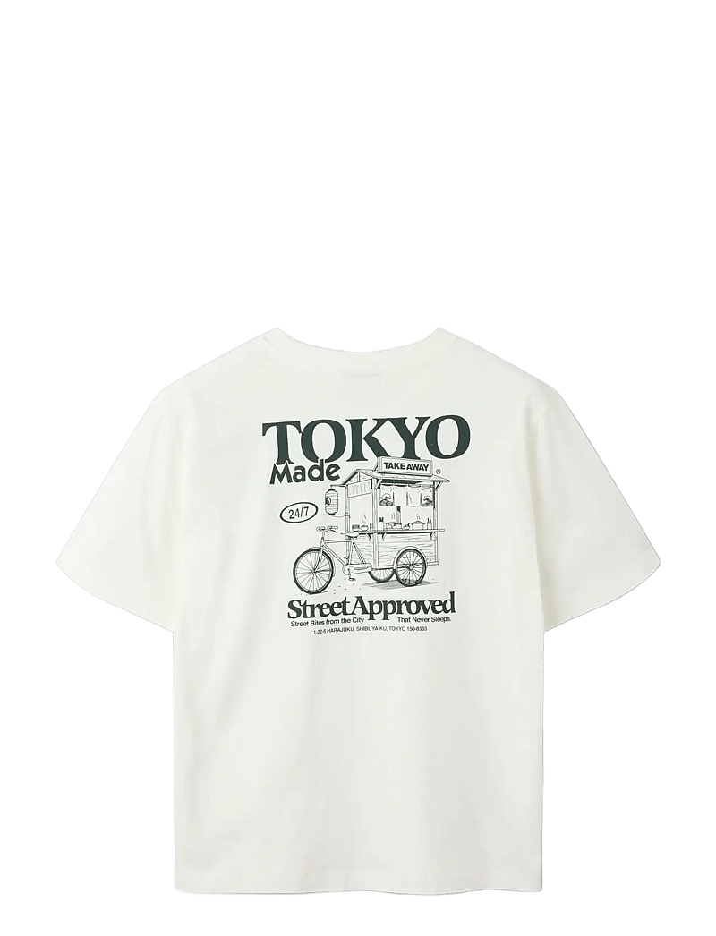 LMTD - NLNROLLS SS L TOP - kortärmade t-shirts - white alyssum - 1