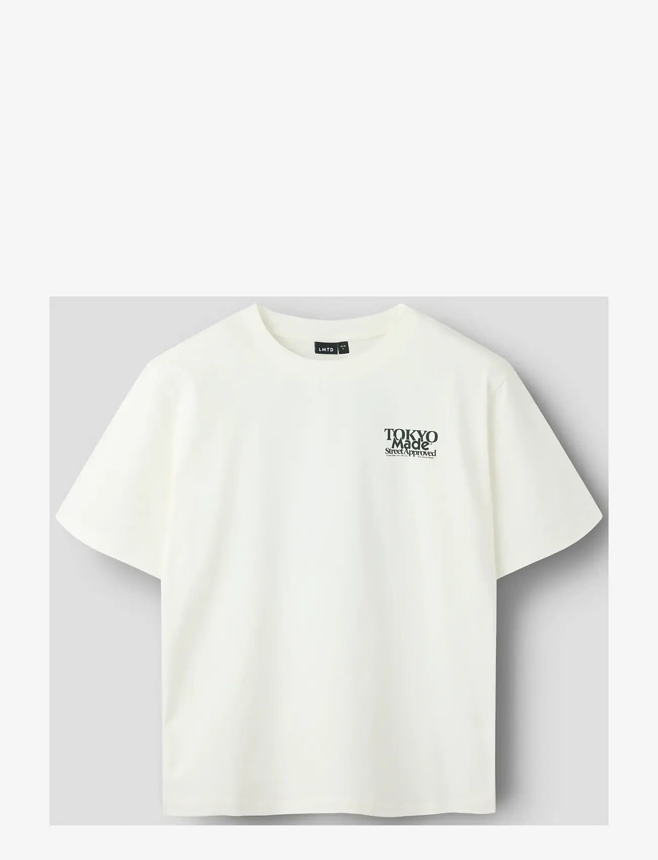 LMTD - NLNROLLS SS L TOP - kortärmade t-shirts - white alyssum - 2
