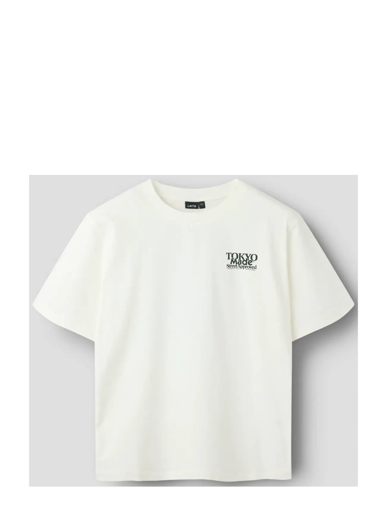 LMTD - NLNROLLS SS L TOP - kortærmede t-shirts - white alyssum - 2