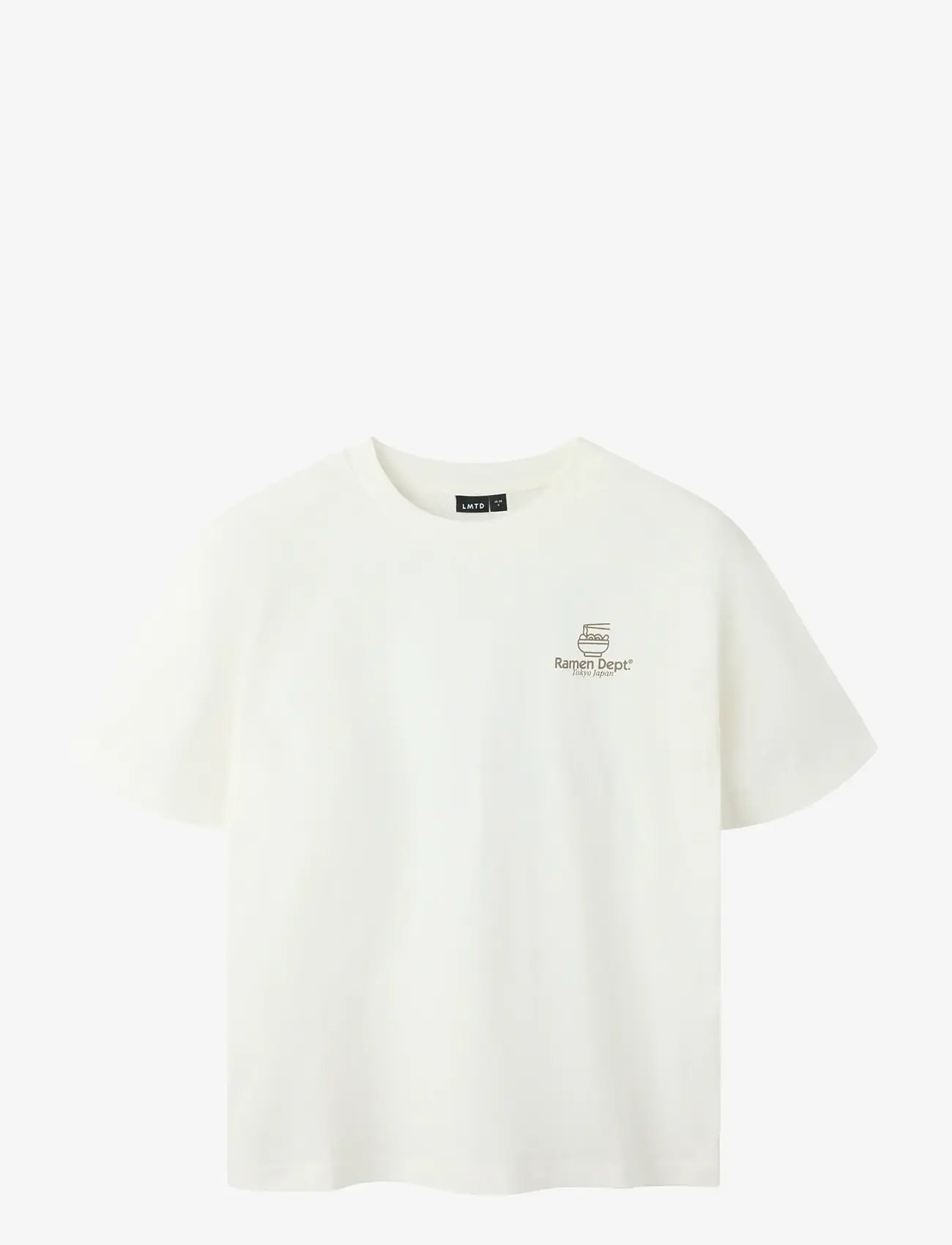 LMTD - NLNROLLS SS L TOP - kurzärmelige - white alyssum - 0