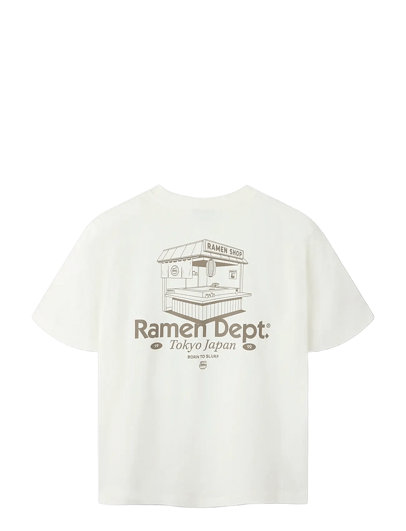 LMTD - NLNROLLS SS L TOP - kortærmede t-shirts - white alyssum - 1