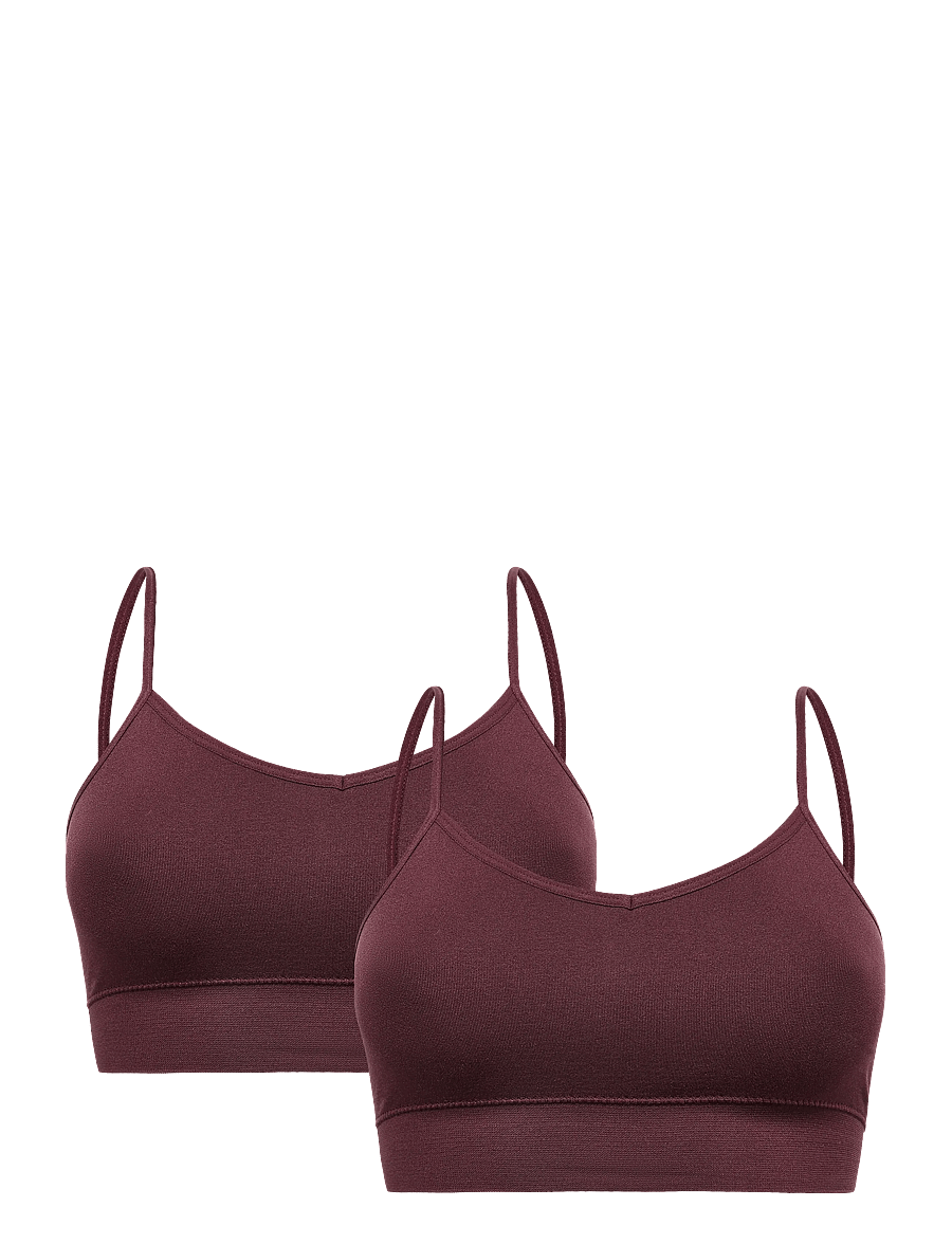 LMTD - NLFBETTY SEAMLESS BRALETTE 2P - tops - fig - 0