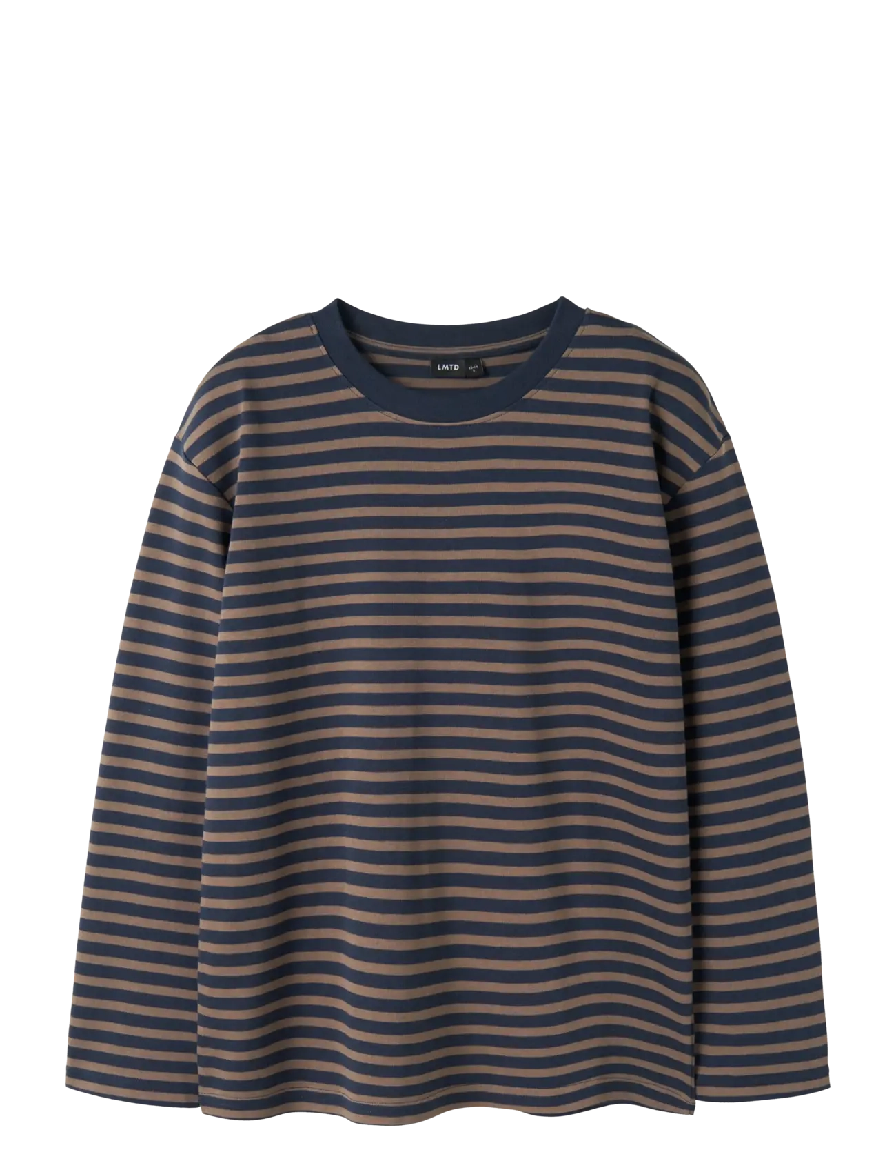 LMTD NLFRAIN LS RLX TOP - T-shirts - NAVY BLAZER / navy