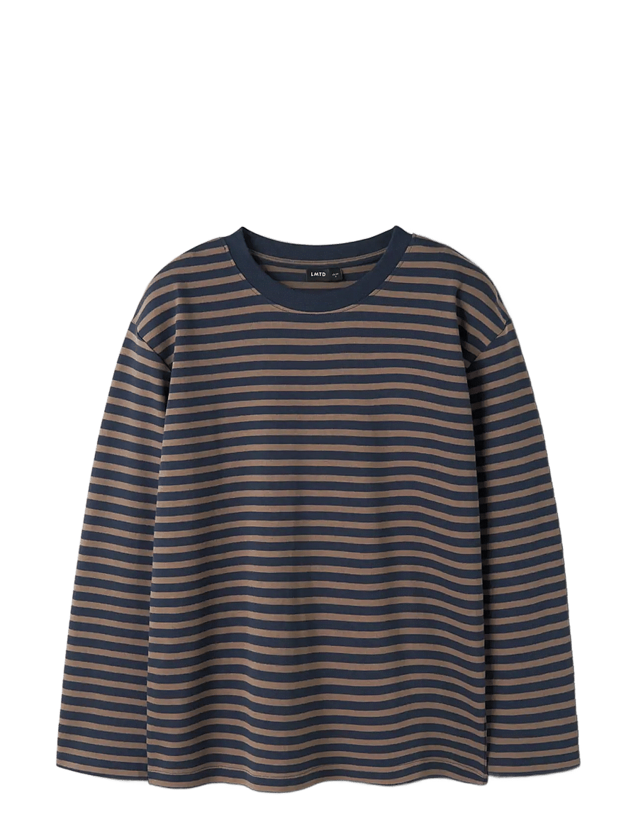 LMTD - NLFRAIN LS RLX TOP - navy blazer - 2