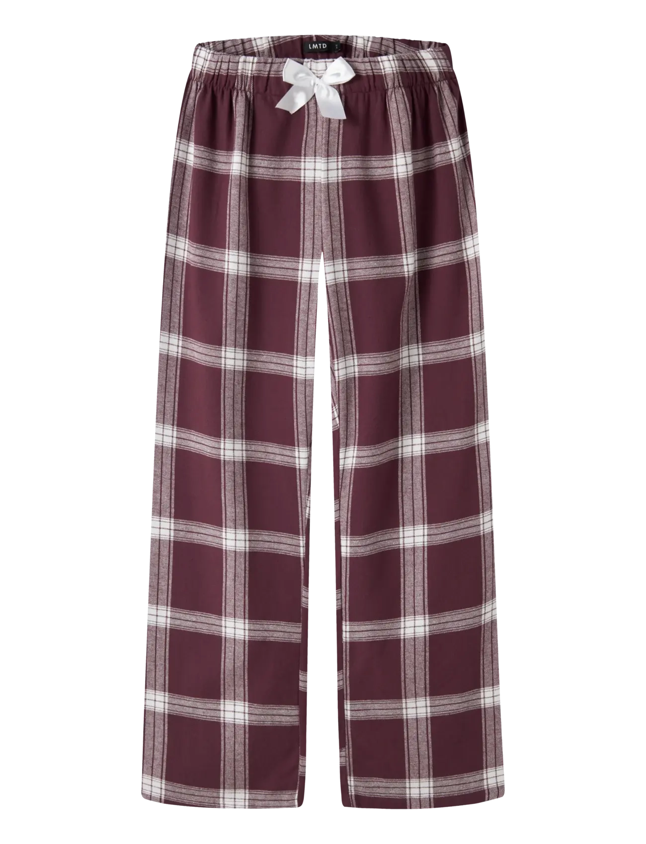 LMTD NLFPHILLYBOW PYJAMAS PANT - Pyjamas - FIG / burgundy