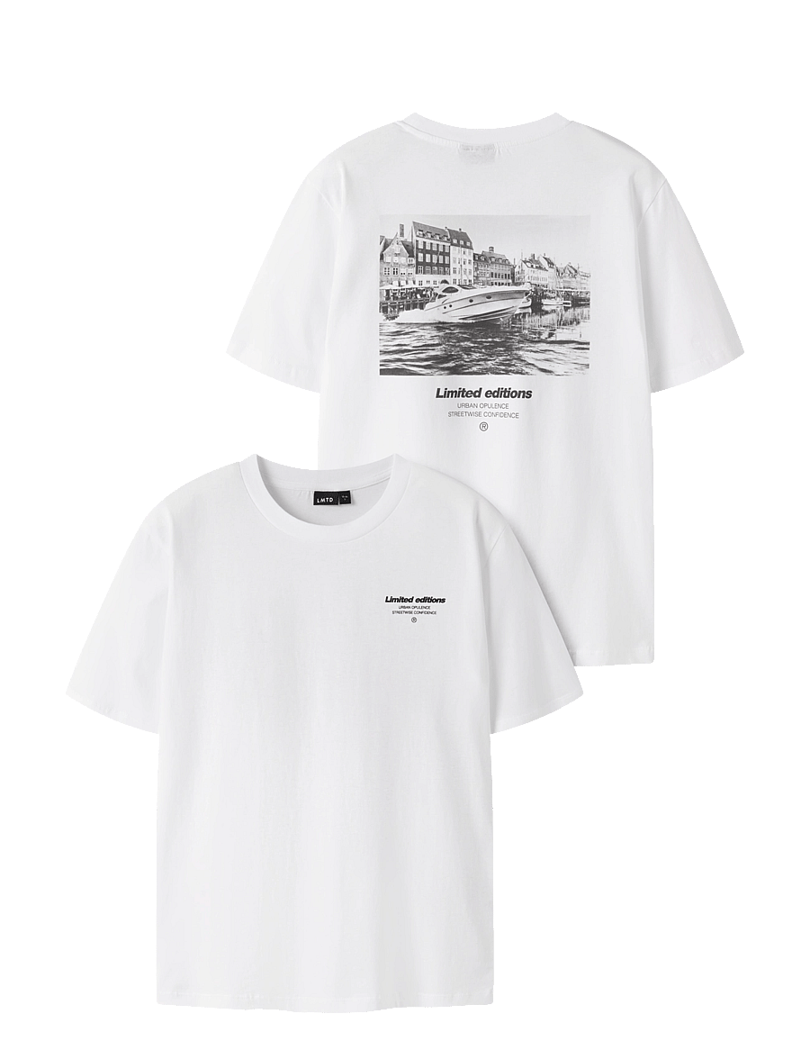 LMTD - NLNEDITION SS L TOP - kurzärmelige - bright white - 0