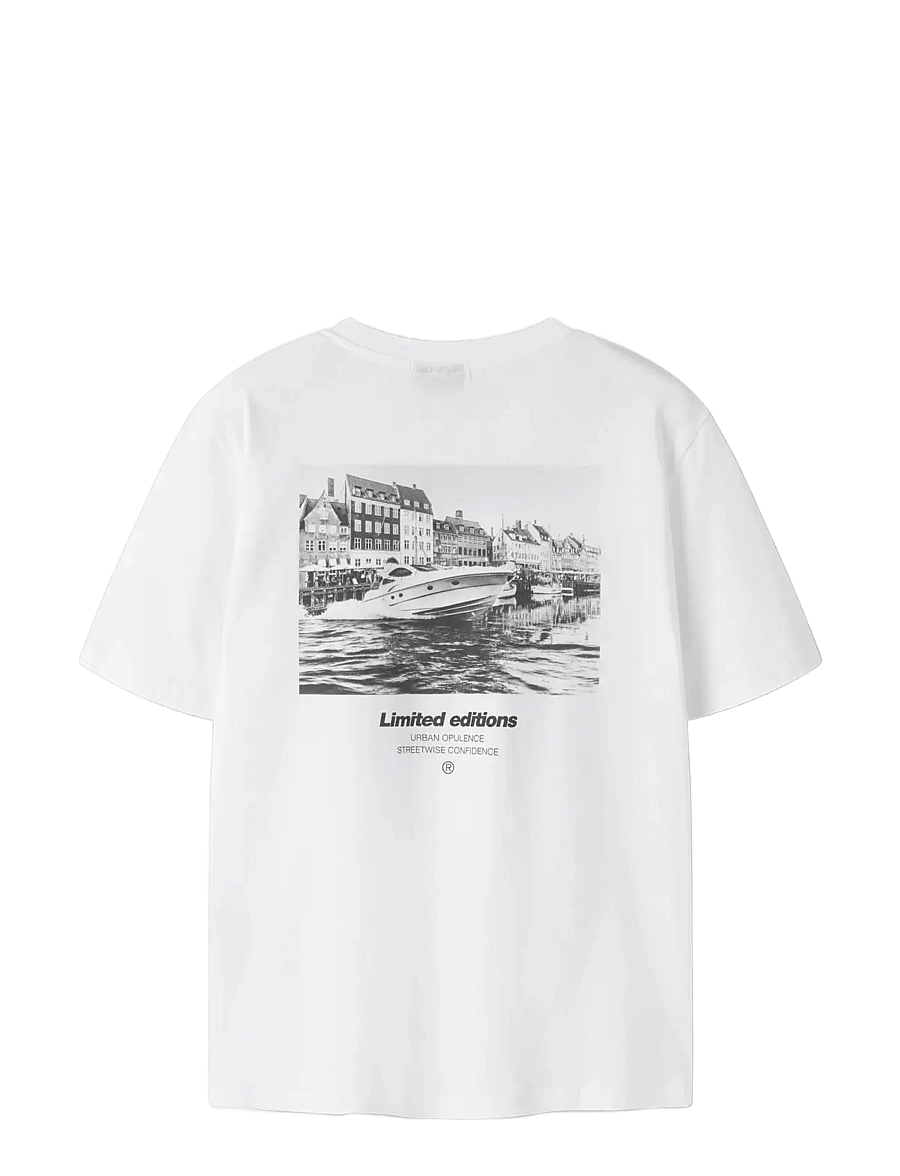 LMTD - NLNEDITION SS L TOP - kurzärmelige - bright white - 1