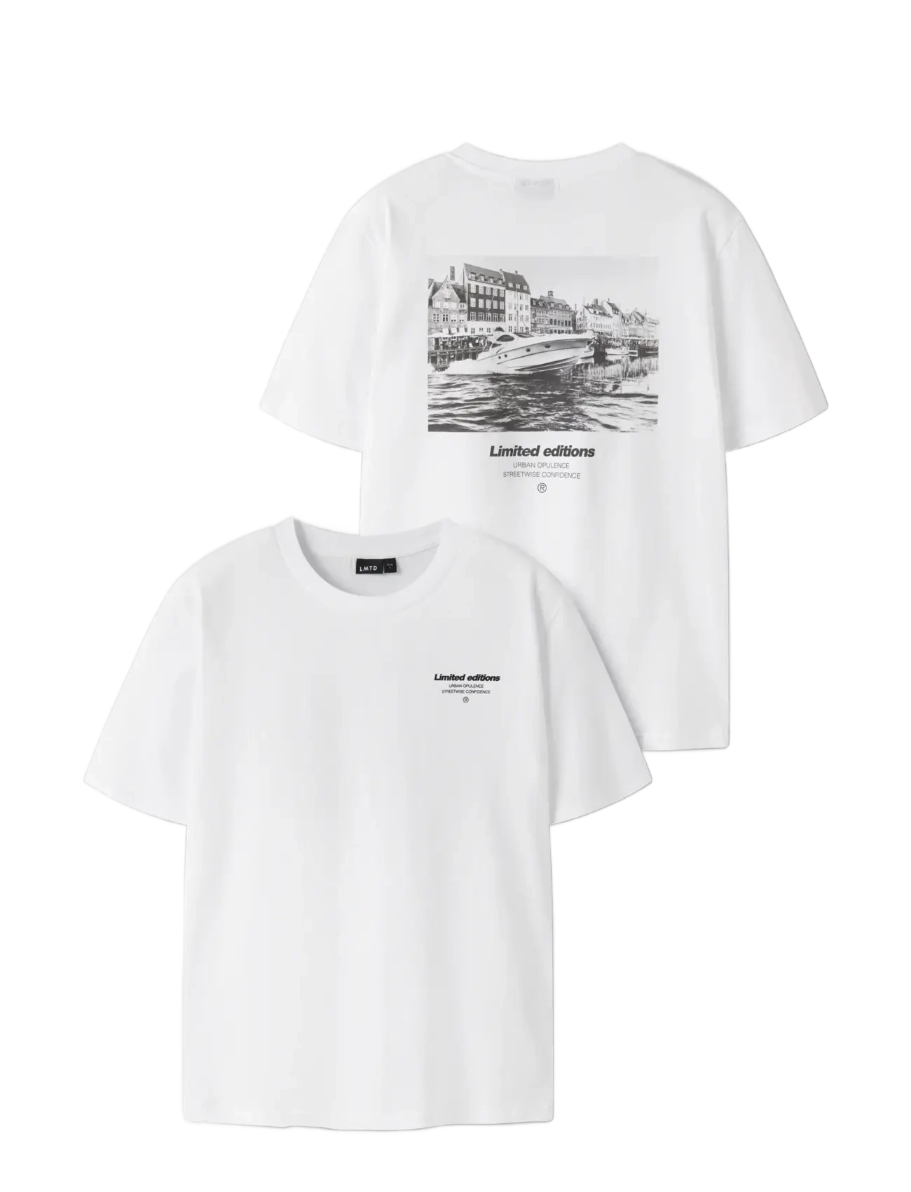 LMTD - NLNEDITION SS L TOP - short-sleeved t-shirts - bright white - 3
