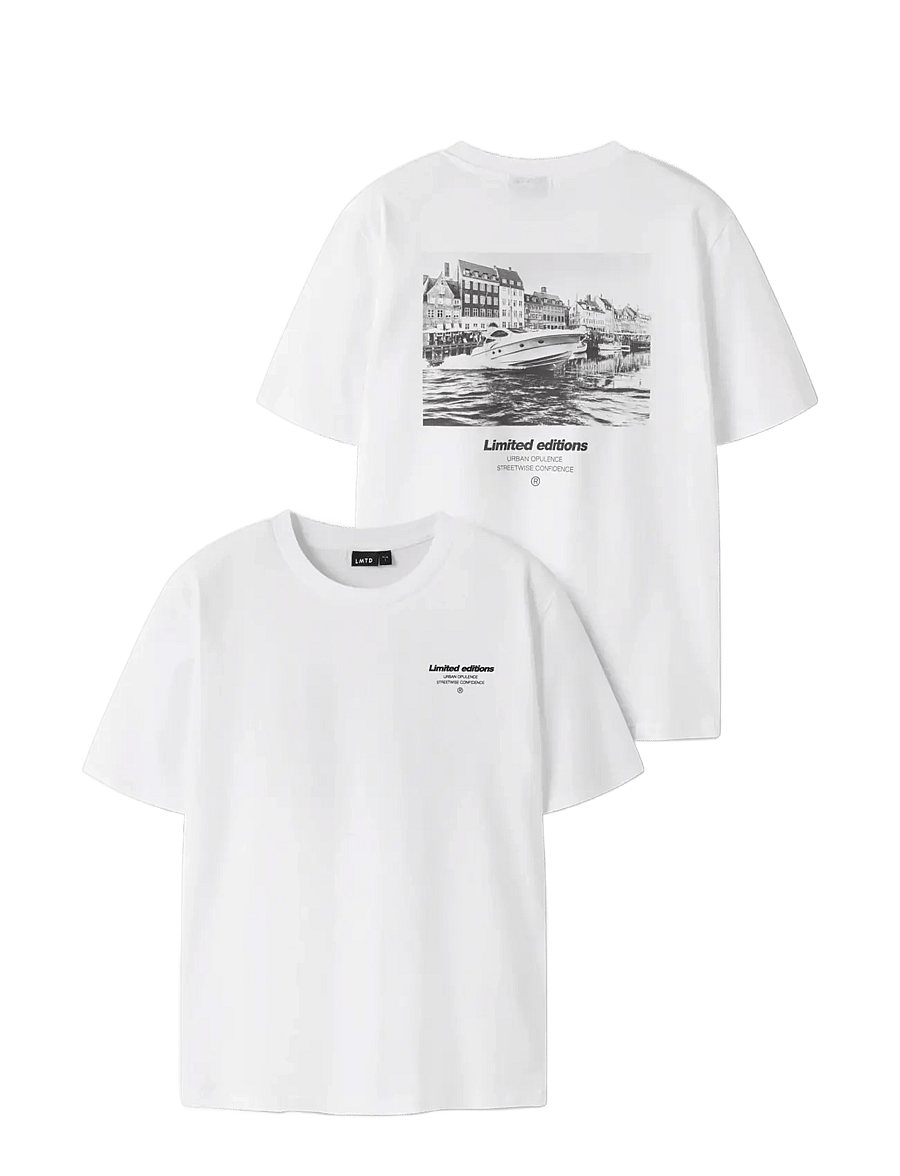 LMTD - NLNEDITION SS L TOP - kurzärmelige - bright white - 3