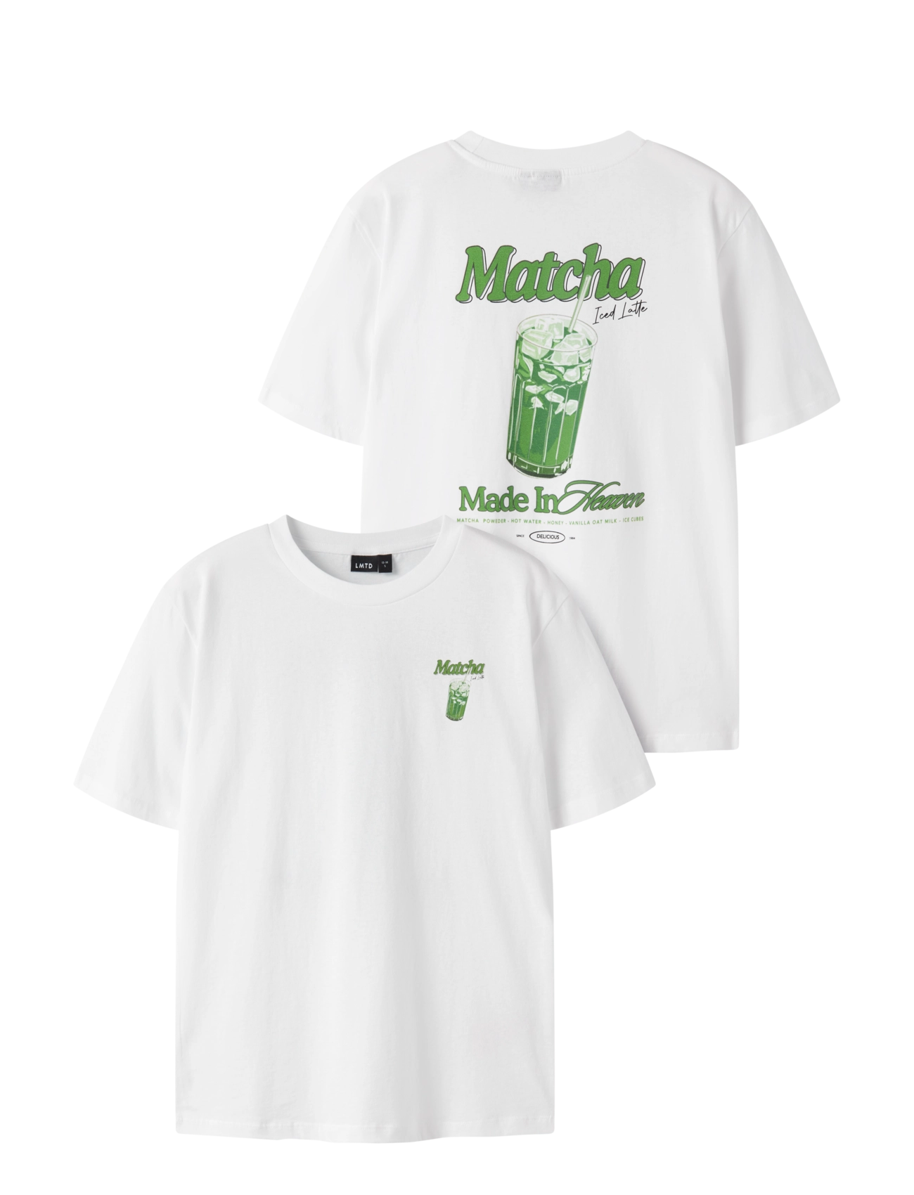LMTD NLNATCHA SS L TOP - Short-sleeved t-shirts - BRIGHT WHITE / white