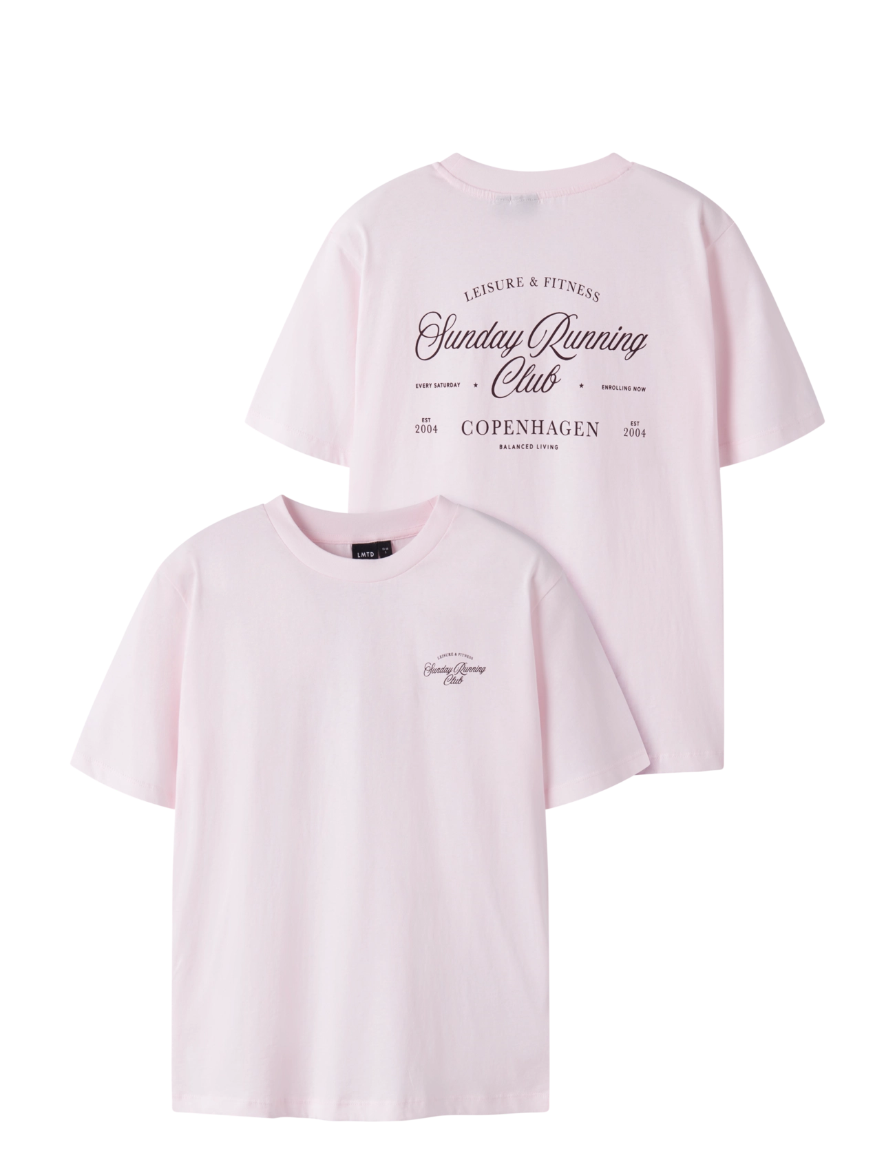 LMTD NLNRUNS SS L TOP - Riided - PINK MARSHMALLOW / pink/rose