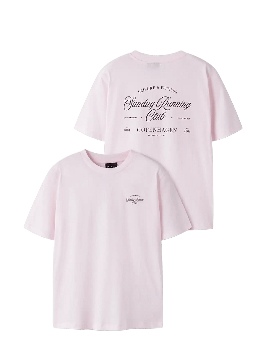 LMTD - NLNRUNS SS L TOP - spordisärgid - pink marshmallow - 3