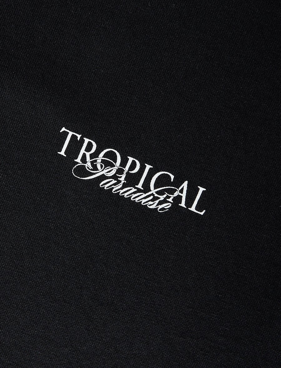 LMTD - NLNTROPICAL SS L TOP - kortærmede t-shirts - black - 2