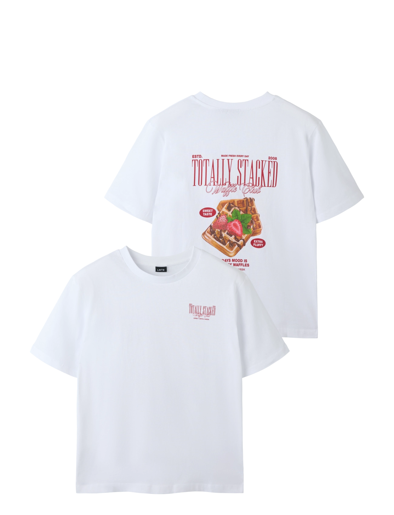 LMTD NLNTAFFLE SS L TOP - Neuheiten - BRIGHT WHITE / white