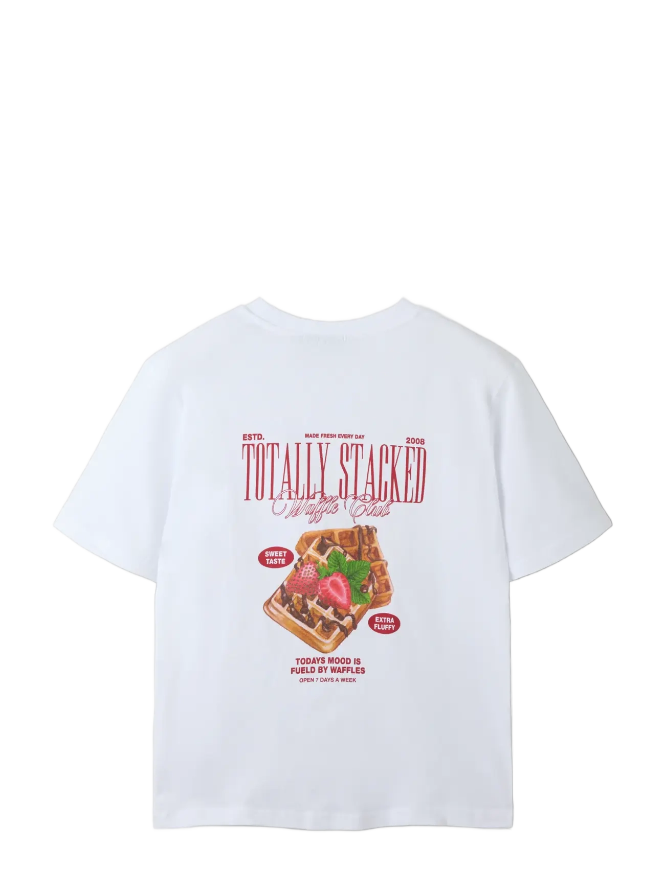 LMTD - NLNTAFFLE SS L TOP - kurzärmelige - bright white - 1