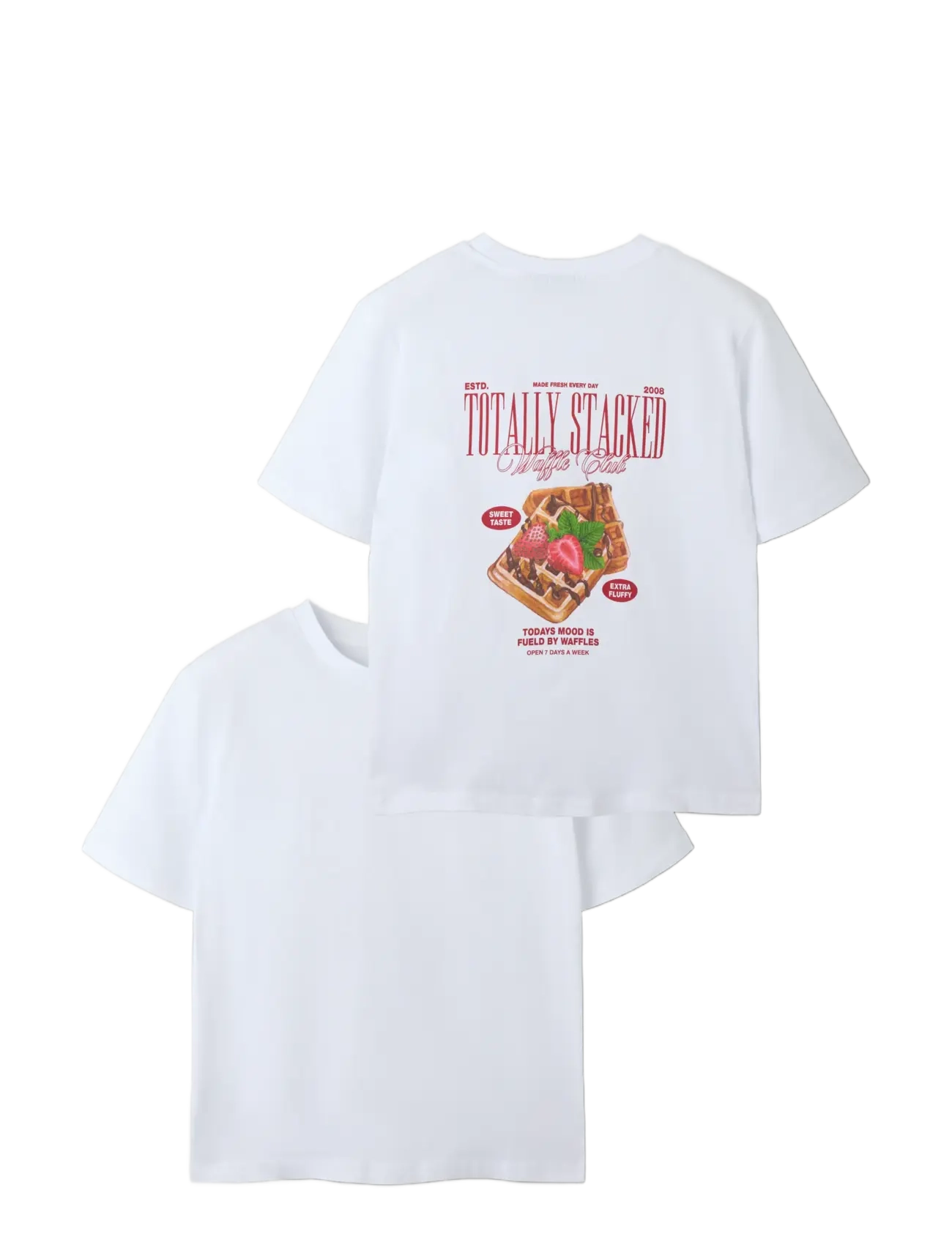 LMTD - NLNTAFFLE SS L TOP - kurzärmelige - bright white - 3