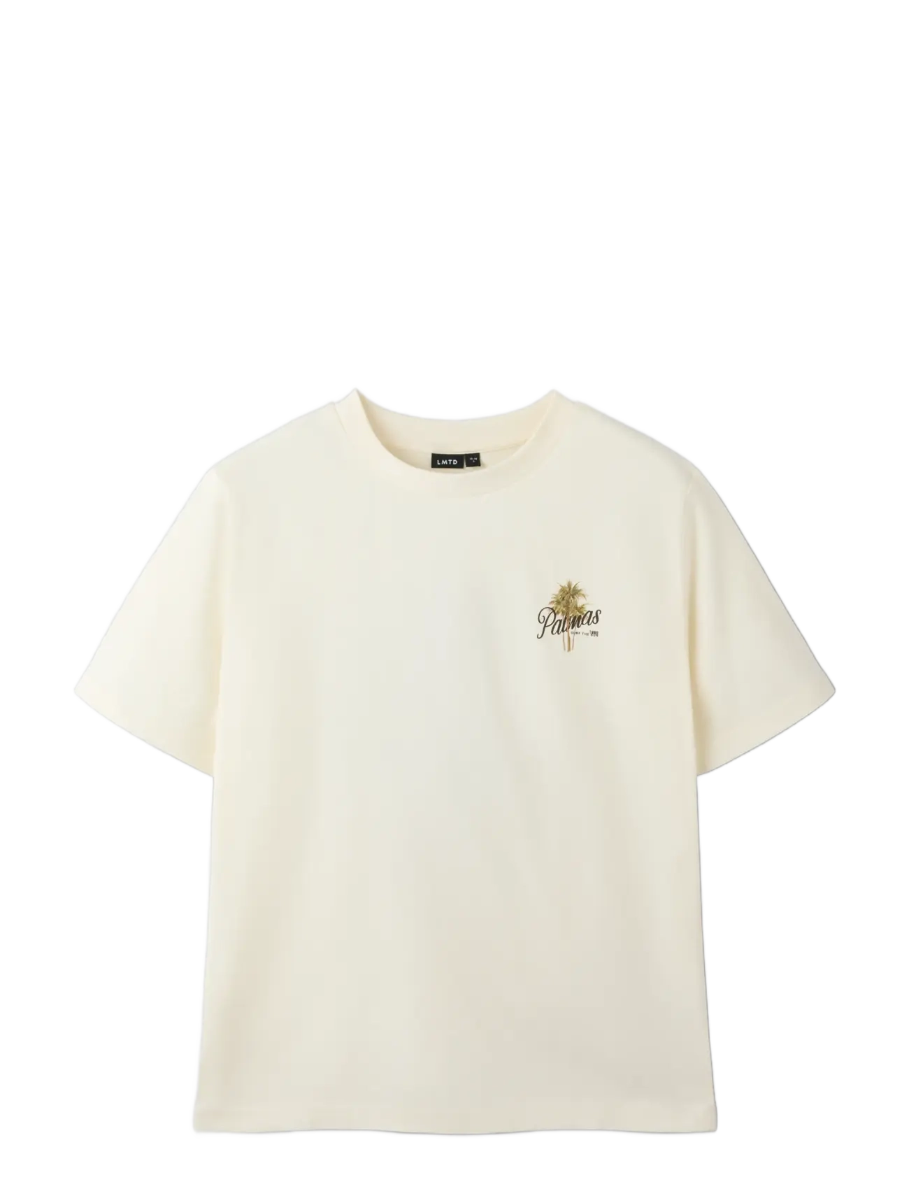 LMTD NLNTALM SS L TOP - Back to school - EGRET / cream