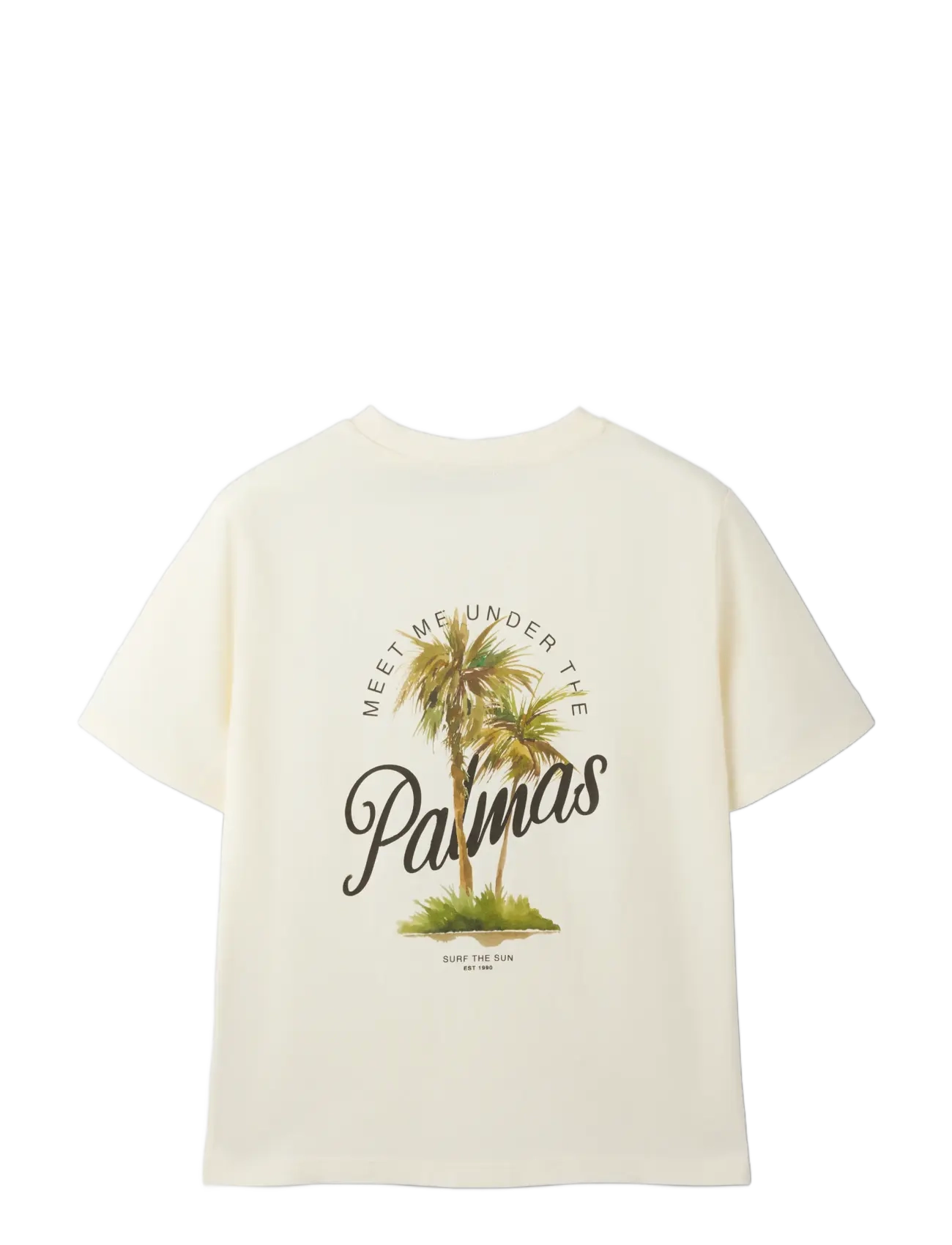 LMTD - NLNTALM SS L TOP - kortärmade t-shirts - egret - 1