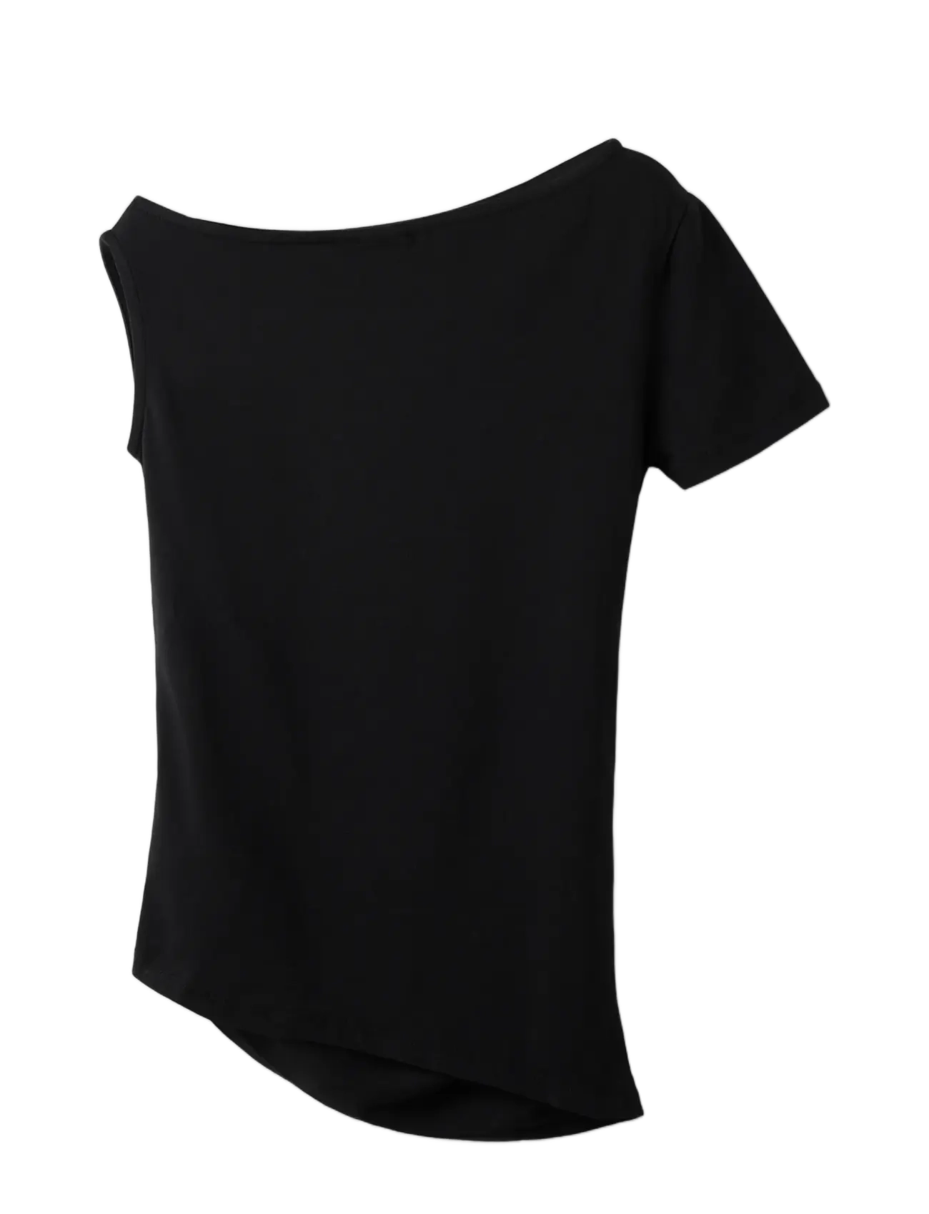 LMTD - NLFBENEDICTE SS WIDE NECK TOP - herbstliche kleidung - black - 1