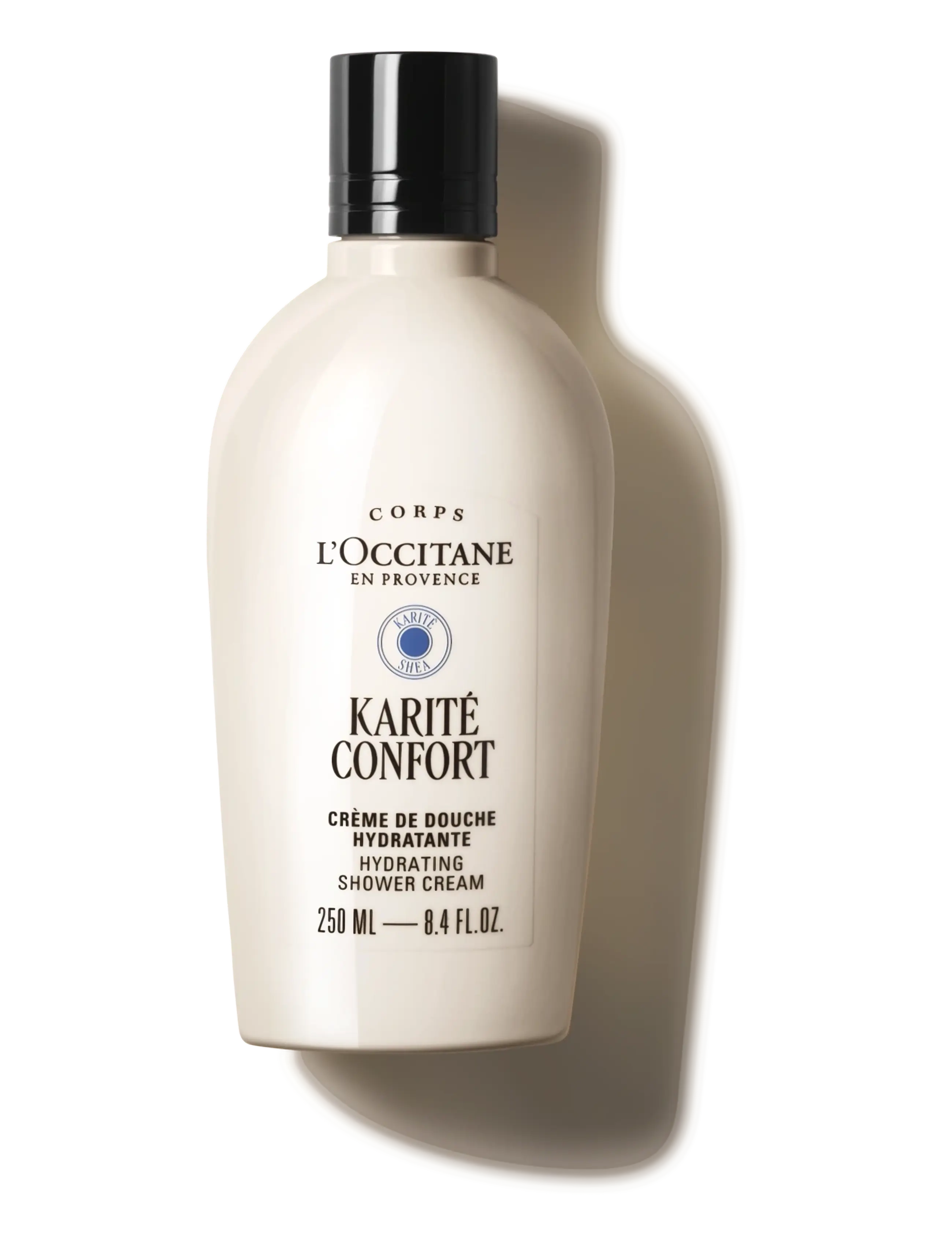 L'Occitane Shea Butter (Karité) Shower Cream 250Ml, Badekar og bruser, Nude, Str: 250 ML