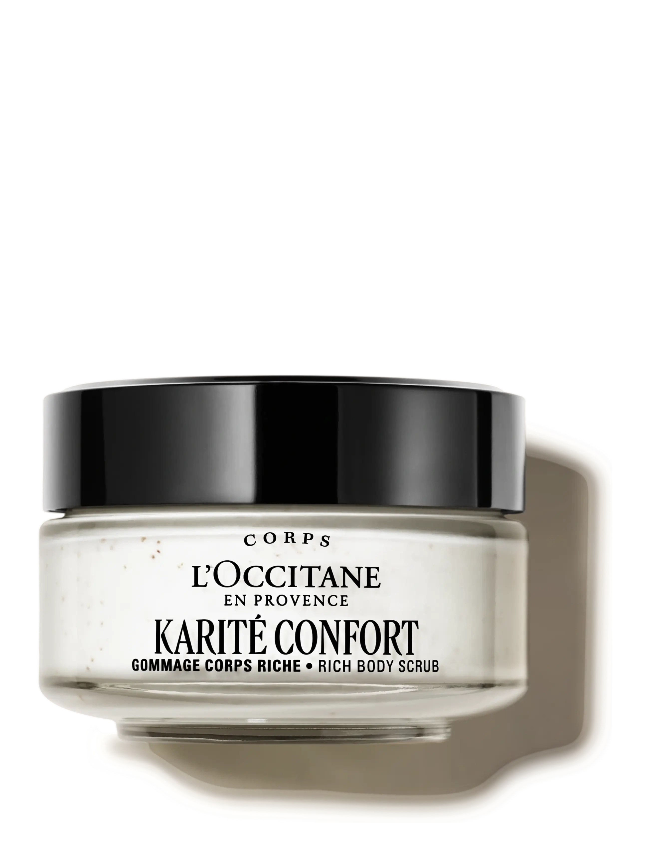 L'Occitane Shea Butter (Karité) Rich Body Scrub 200ml, 200 ml, White, Krop > Scrub Og Eksfolierende Midler, Dame