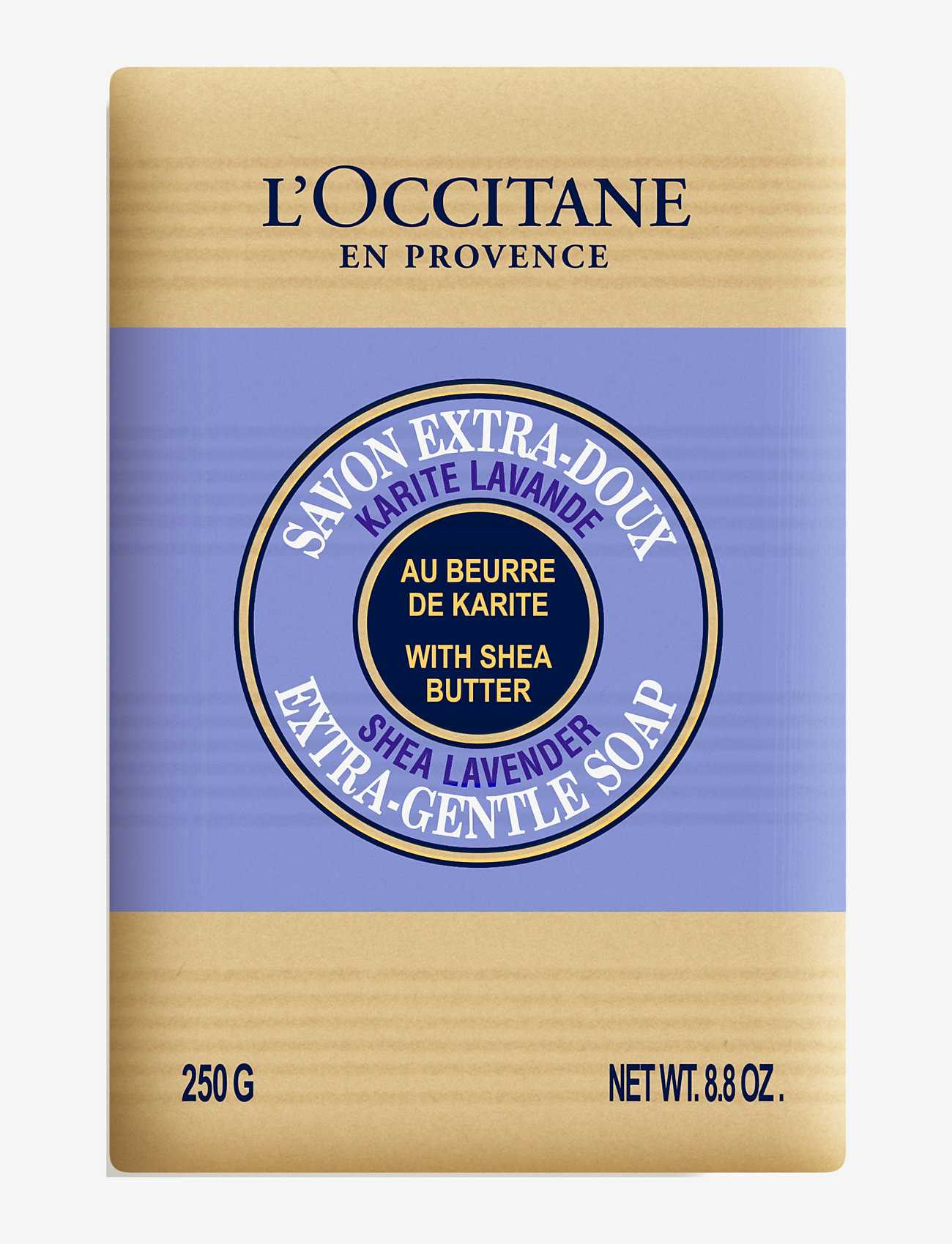 L'Occitane - Shea Soap Lavender 250g - såpe bars - clear - 0