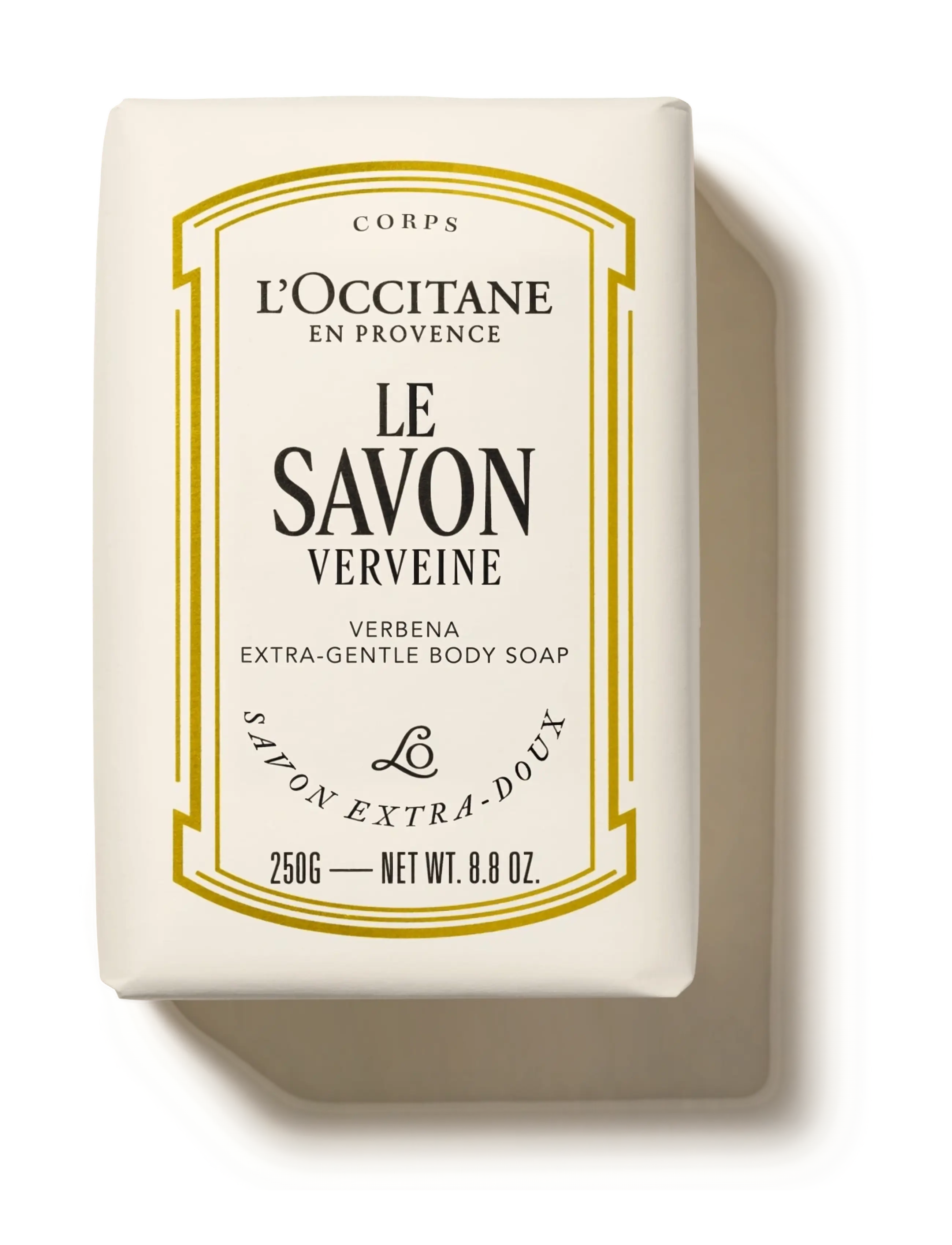 L'Occitane Shea Butter (Karité) Verbena Body Soap 250g - Sæbebarer - 1017 / cream