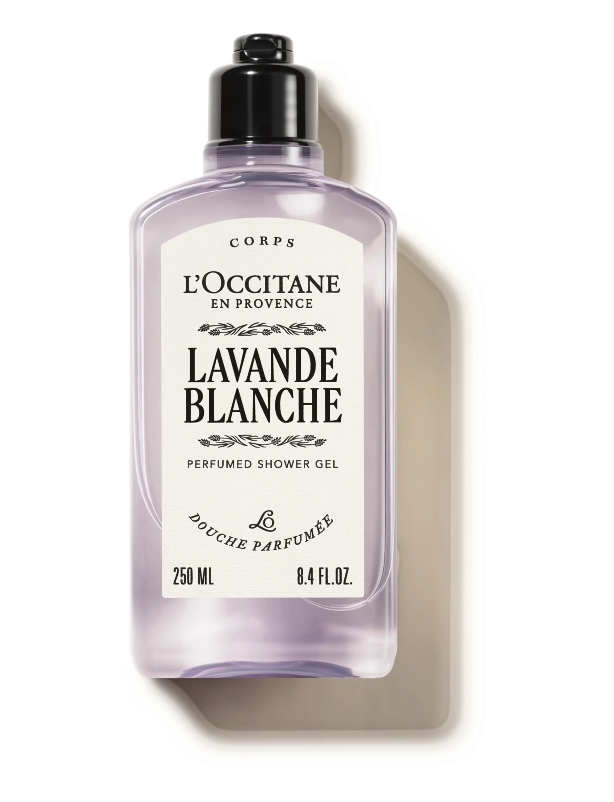 L'Occitane Lavande Blanche (White Lavender) Shower Gel 250Ml, Badekar og bruser, Nude, Str: 250 ML