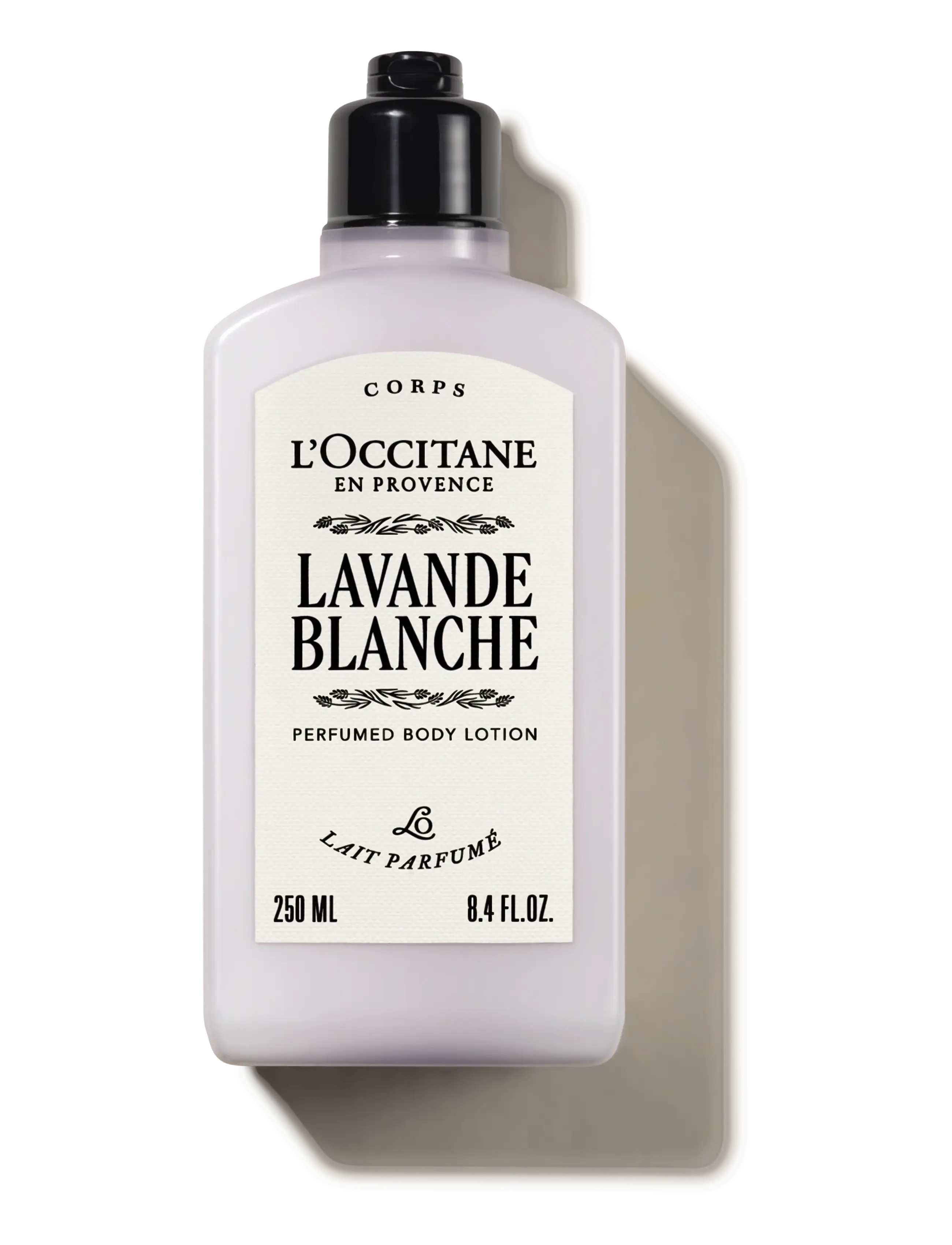L'Occitane Lavande Blanche (White Lavender) Body Lotion 250ml, 250 ml, White, Kropspleje > Cremer & Lotions & Bodybutter, Dame