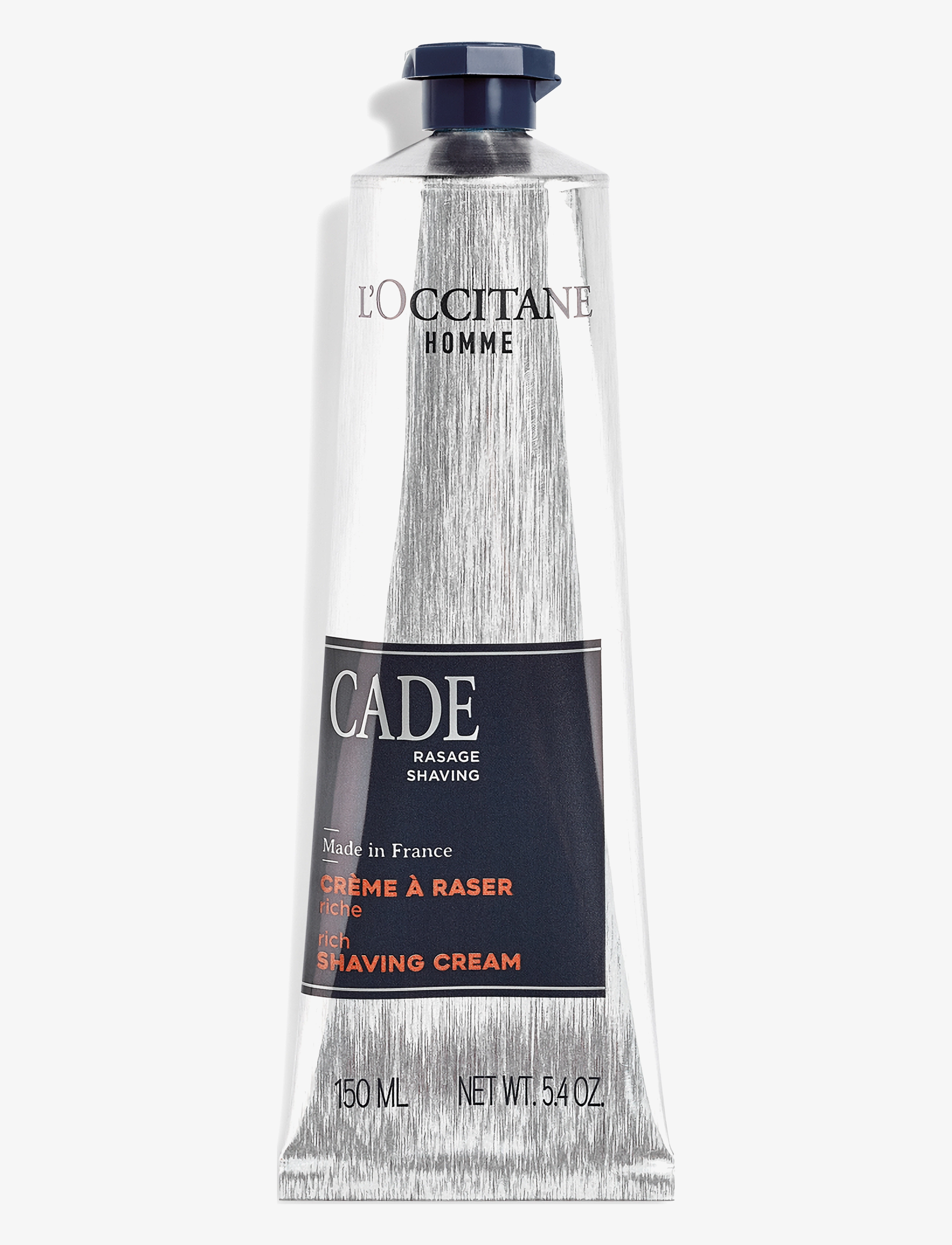 L'Occitane Cade Rich Shaving Cream 150Ml, Barbering Gel, Nude, Str: 150 ml