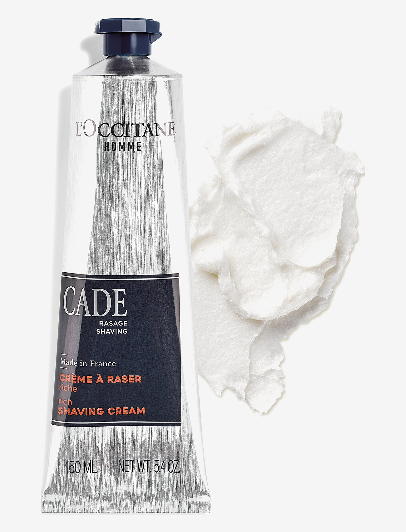 L'Occitane - Cade Rich Shaving Cream 150ml - rakgel - clear - 2