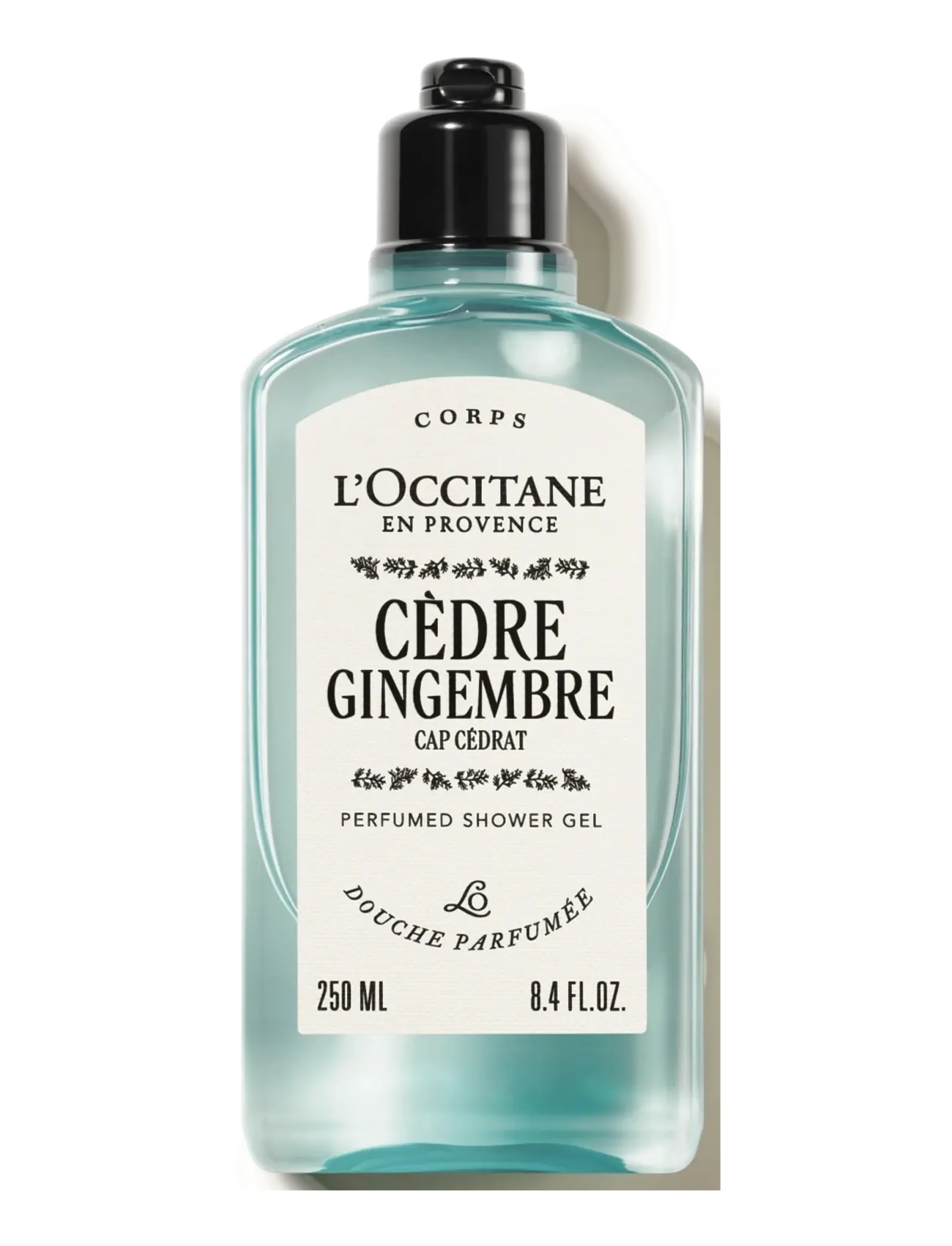 L'Occitane Cédre Gingembre (Cap Cedrat) Shower Gel 250ml, 250 ml, Black, Krop > Bad Og Brusebad, Herre