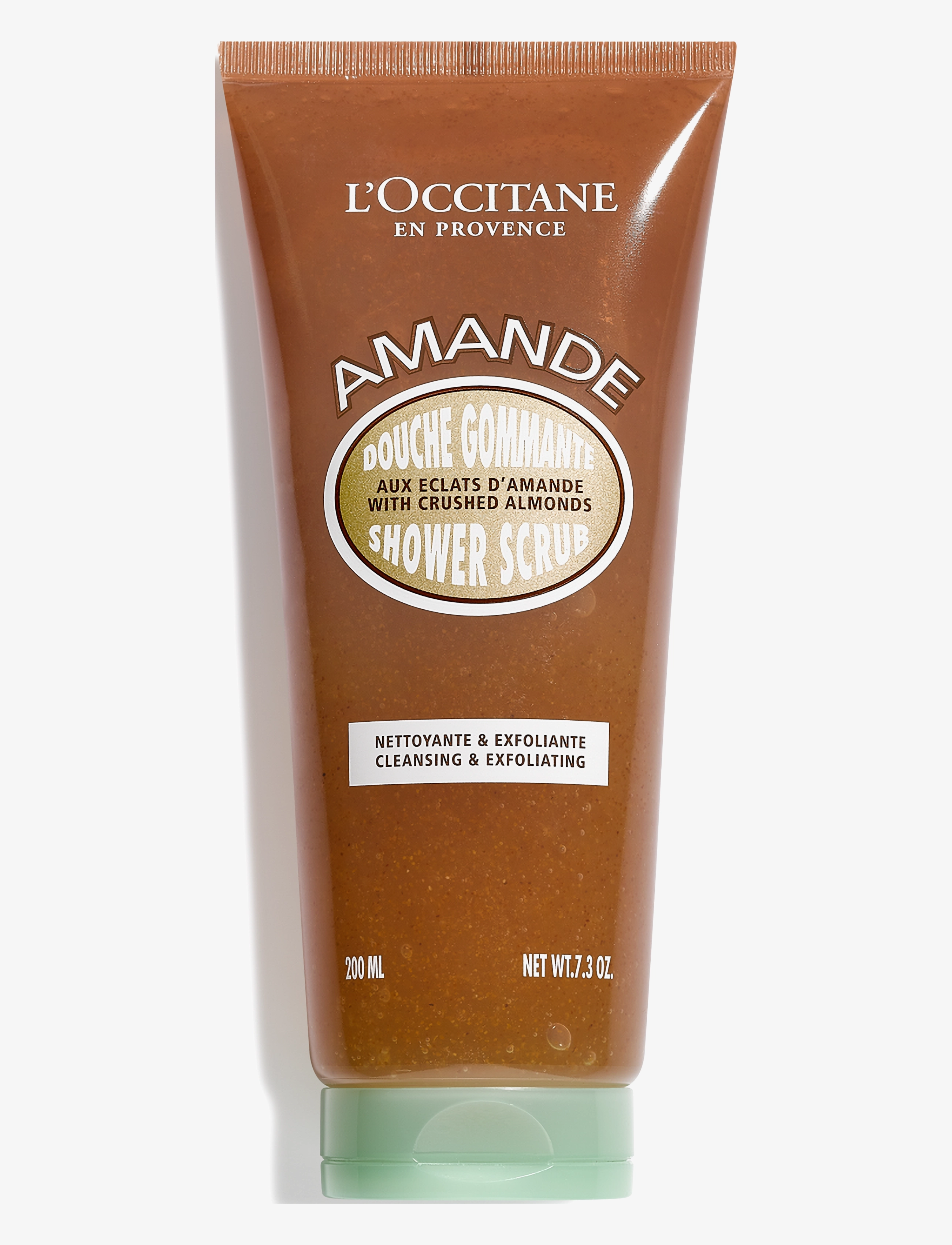 L'Occitane Almond Shower Scrub 200ml - Skrubb & badsalt - CLEAR / undefined