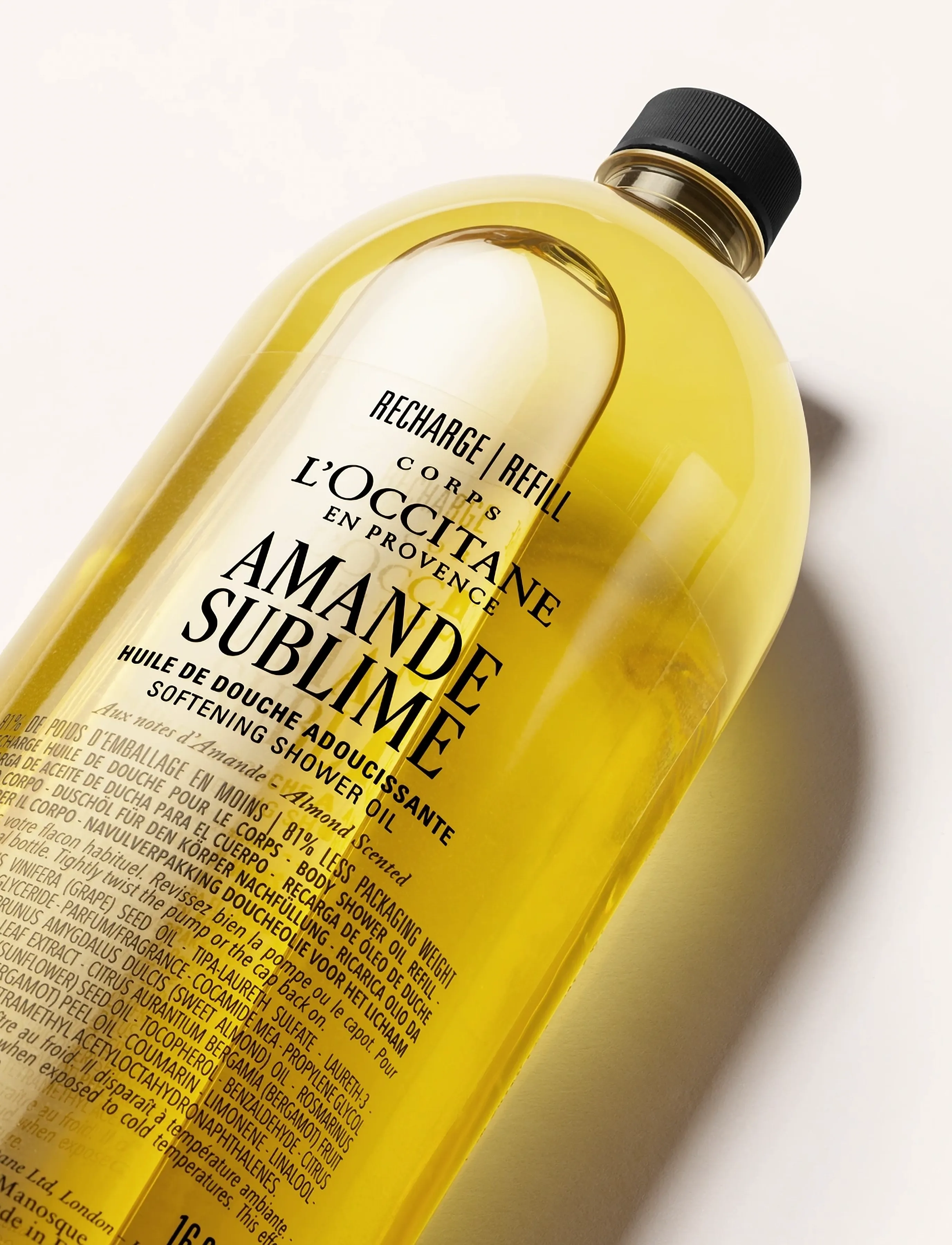 L'Occitane - Almond (Amande) Shower Oil Refill 500ml - shower gel & bruseolier - 1017 - 0