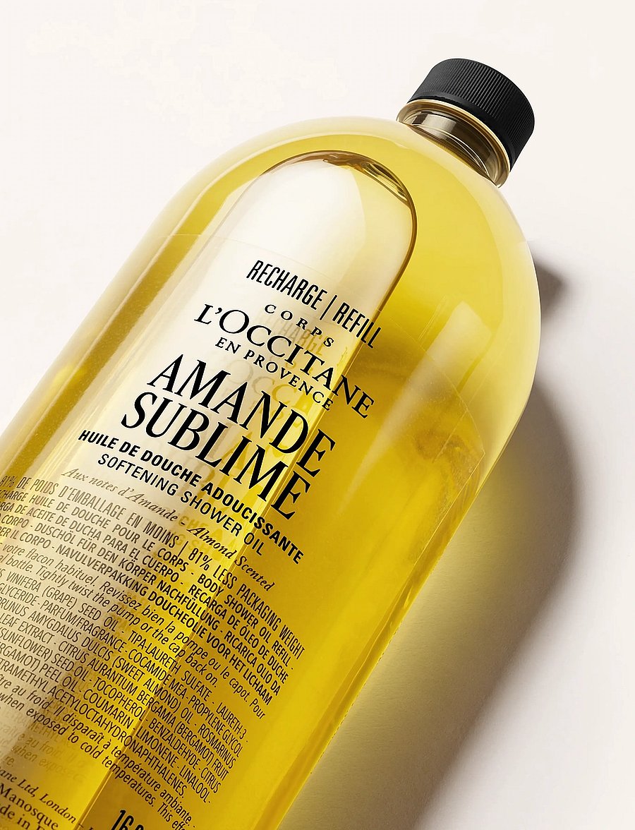 L'Occitane - Almond (Amande) Shower Oil Refill 500ml - shower gel & bruseolier - 1017 - 0
