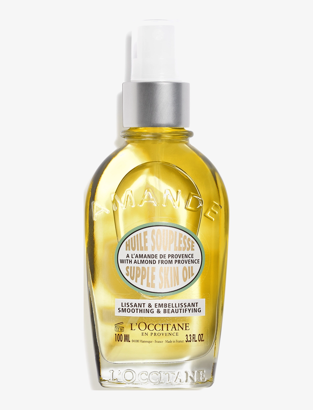 L'Occitane Almond Supple Skin Oil 100ml, 100 ml, Nude, Krop > Kropsolier, Dame
